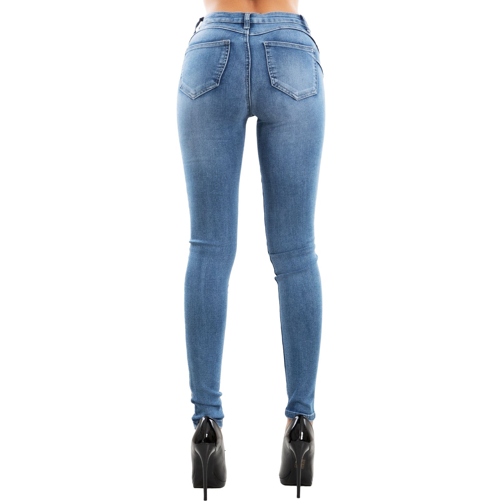 toocool jeans pantaloni skinny strass push up cy 1106