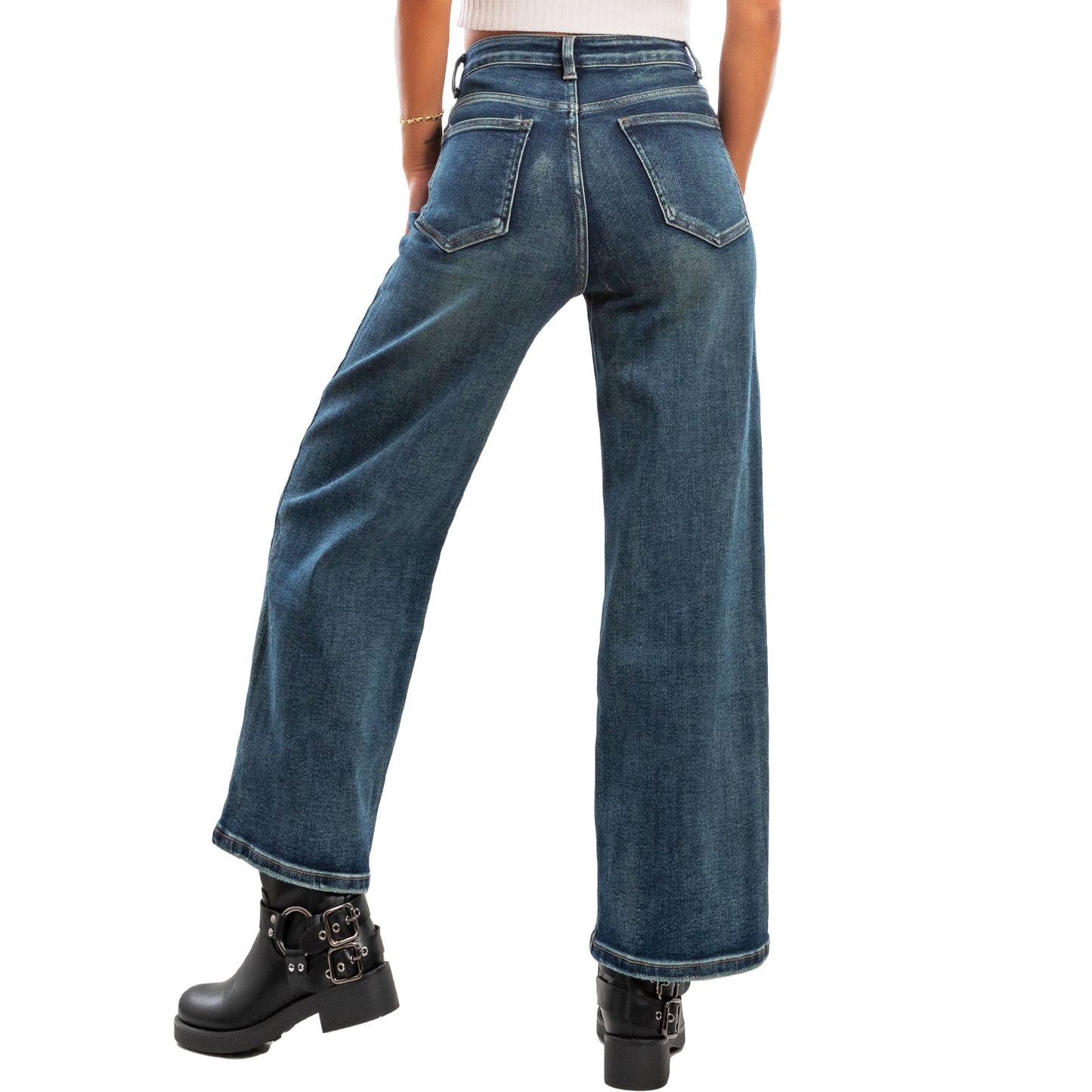 toocool jeans donna pantaloni denim campana zampa vita alta fx1203