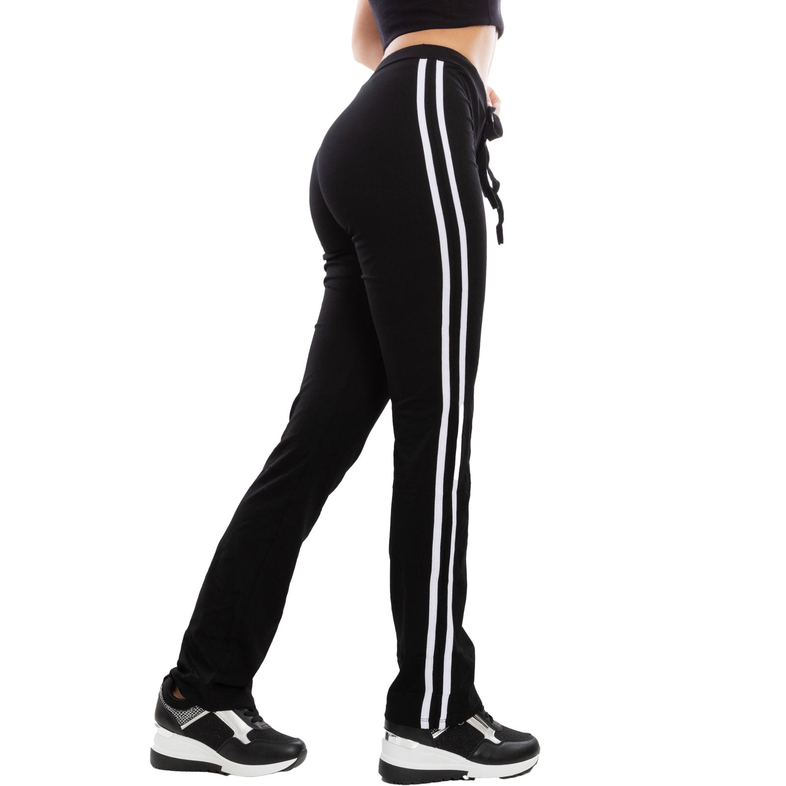 toocool pantaloni donna tuta coulisse sportivi jogger fitness gg8997