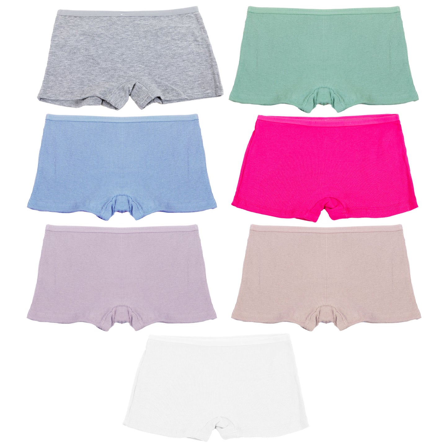 toocool stock 7 pezzi mutandine bambina cotone culotte hm218