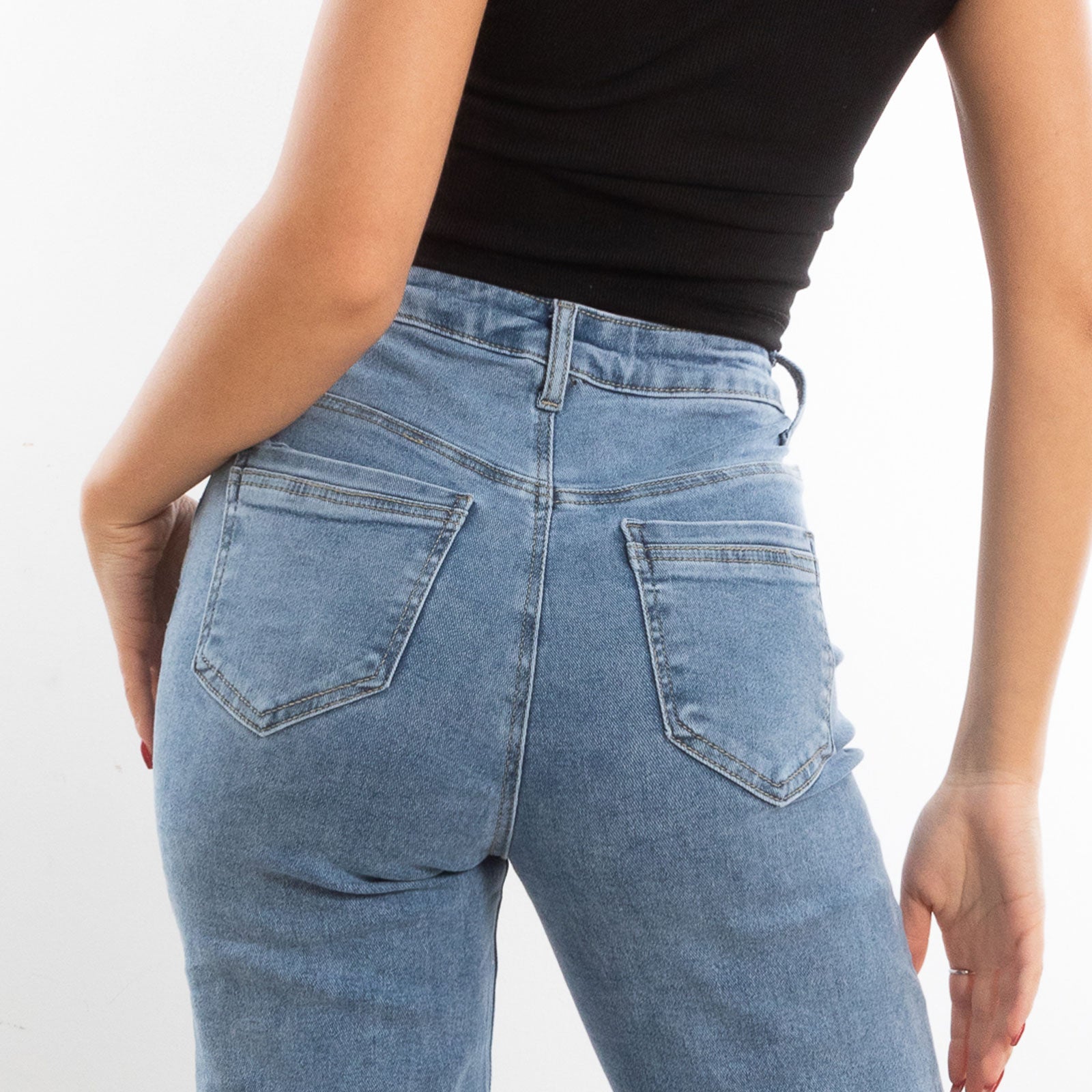 toocool jeans donna palazzo strass bootcut vita alta js035 1