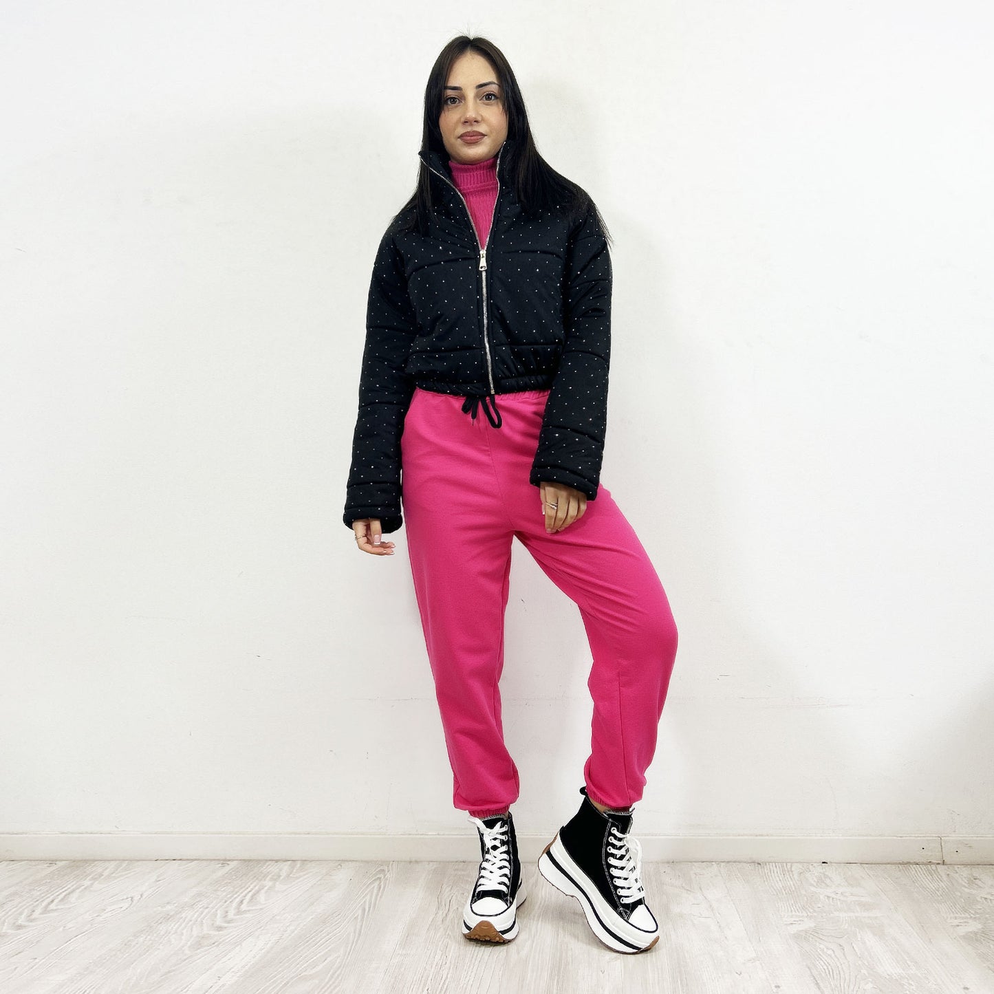 toocool scarpe sneakers donna lacci flatform tela chunky la831