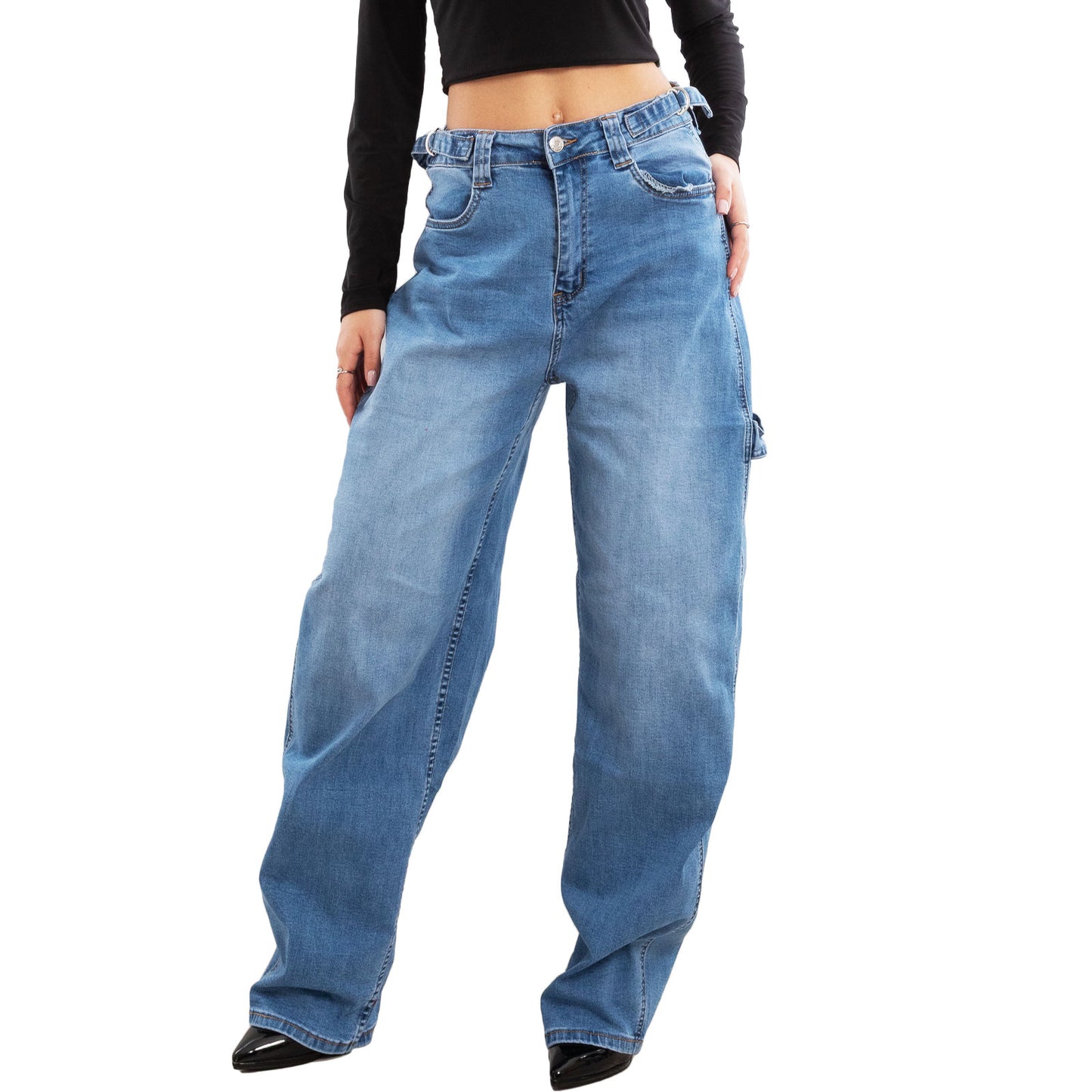 toocool jeans donna baggy larghi carpenter donna vi 8278