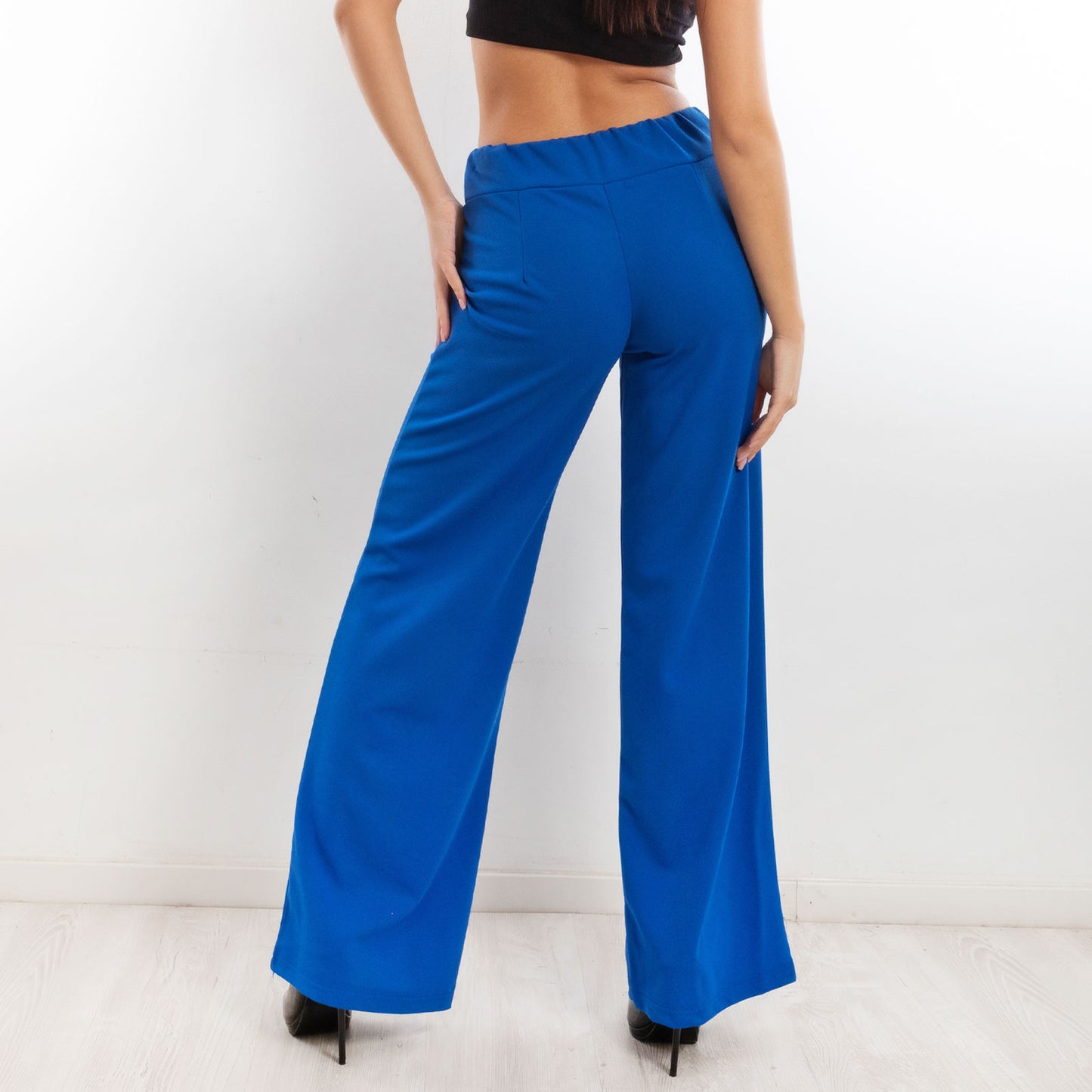 toocool pantaloni donna a palazzo basic vi 9292