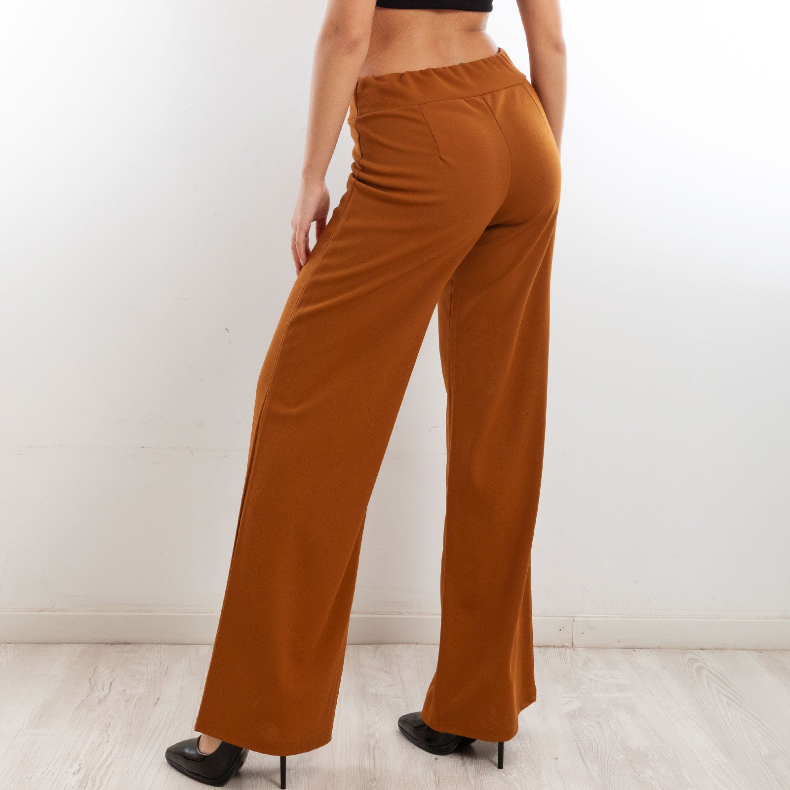 toocool pantaloni donna a palazzo basic vi 9292