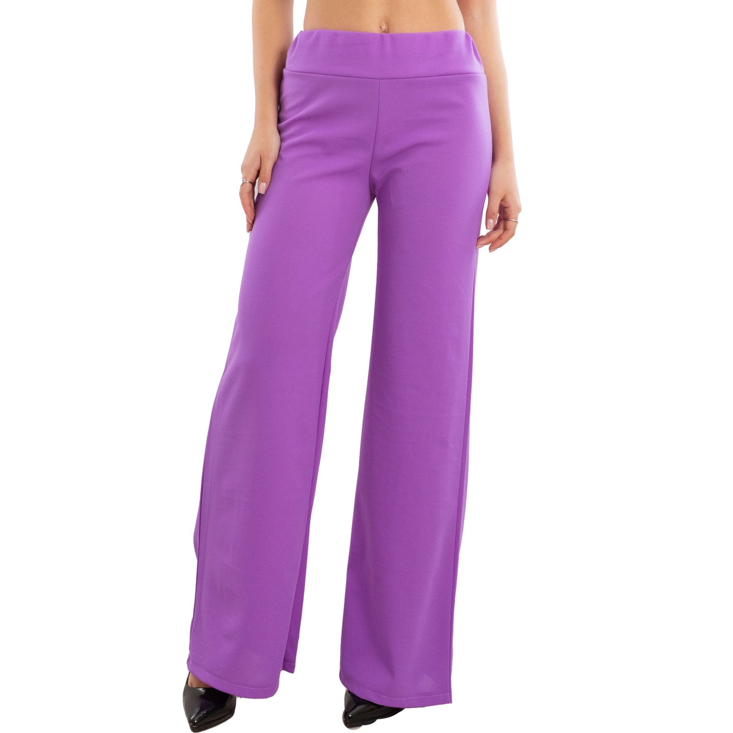 toocool pantaloni donna a palazzo basic vi 9292