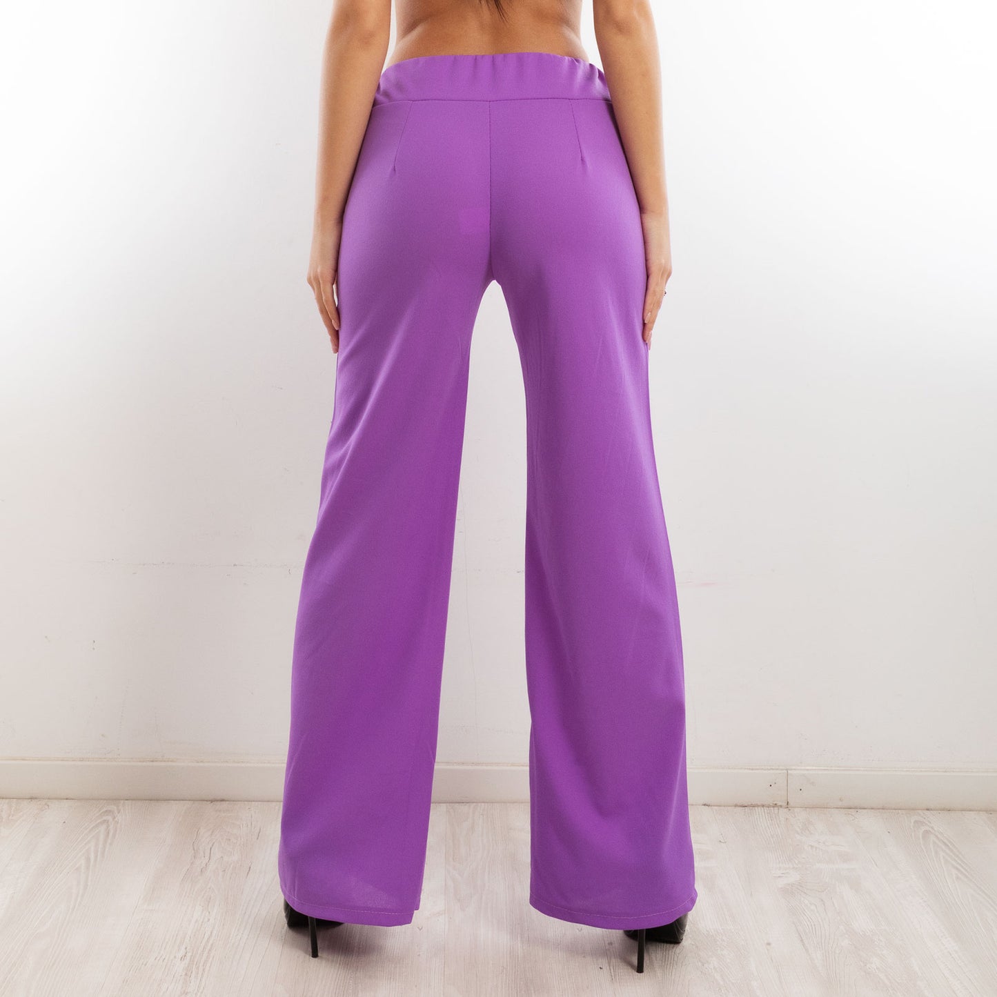 toocool pantaloni donna a palazzo basic vi 9292