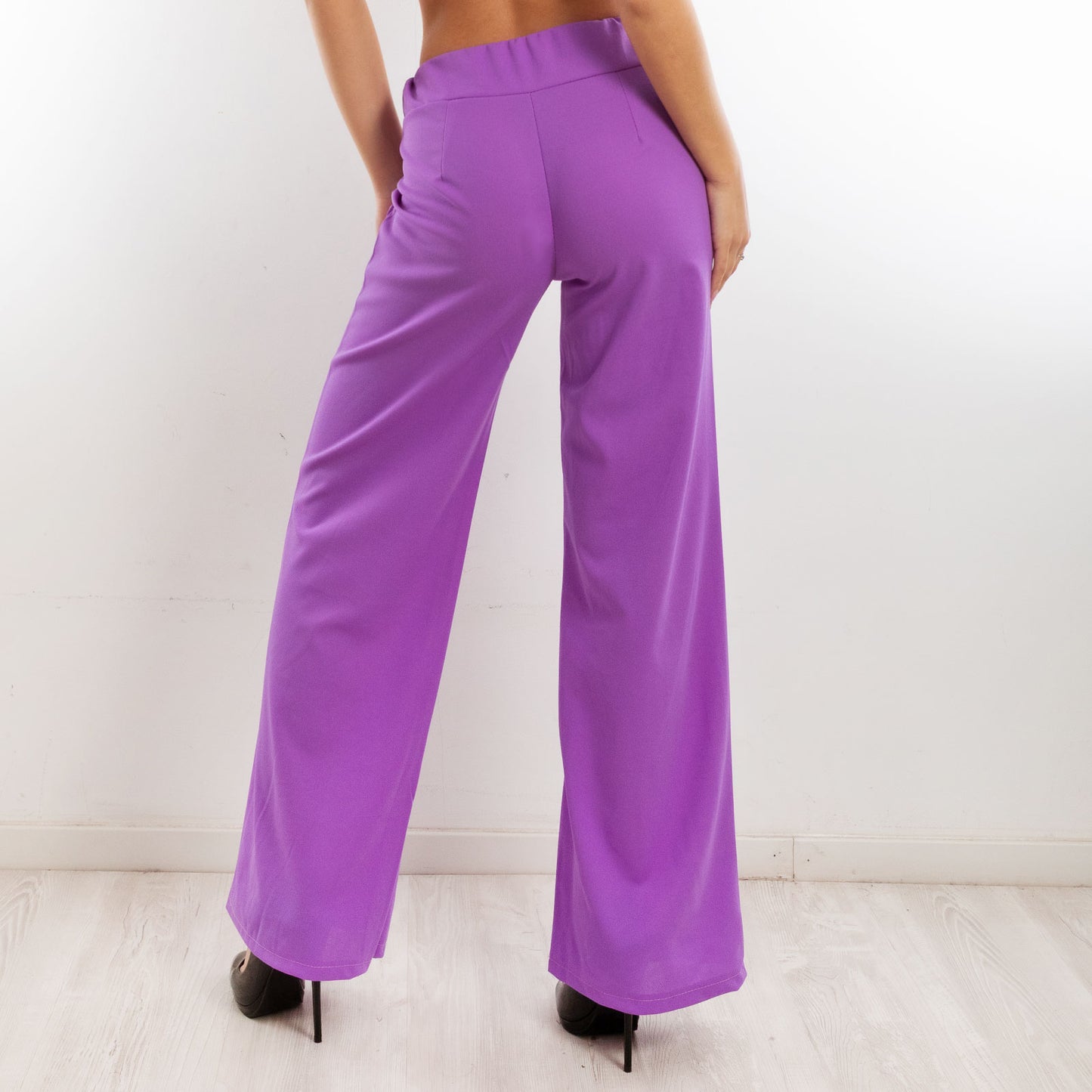 toocool pantaloni donna a palazzo basic vi 9292