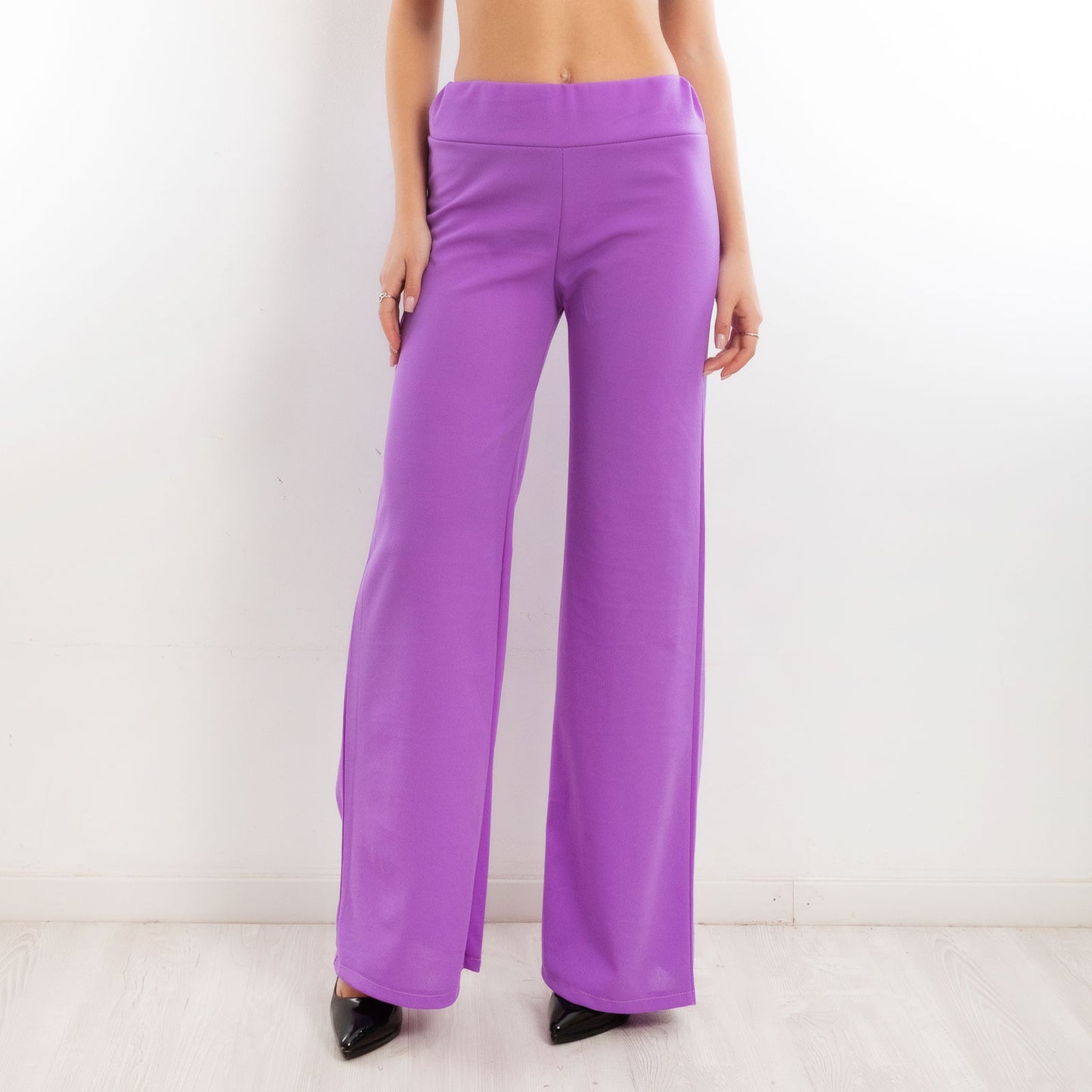 toocool pantaloni donna a palazzo basic vi 9292