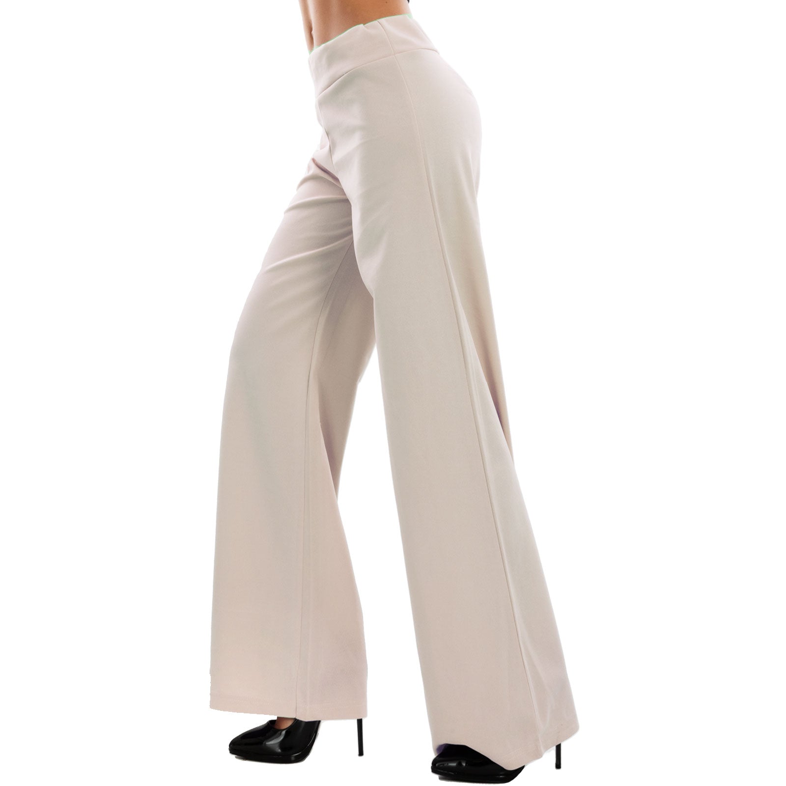 toocool pantaloni donna a palazzo basic vi 9292