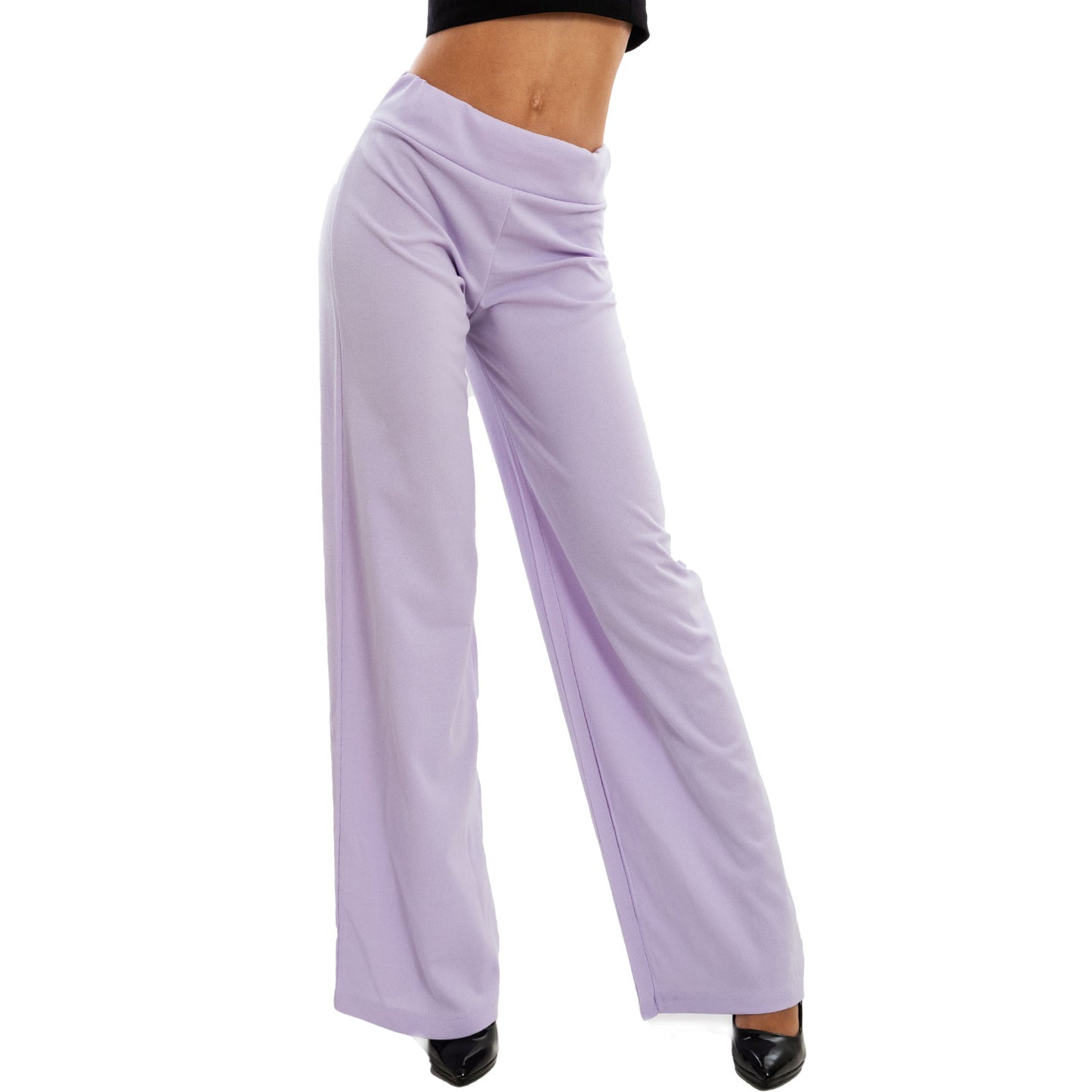 toocool pantaloni donna a palazzo basic vi 9292