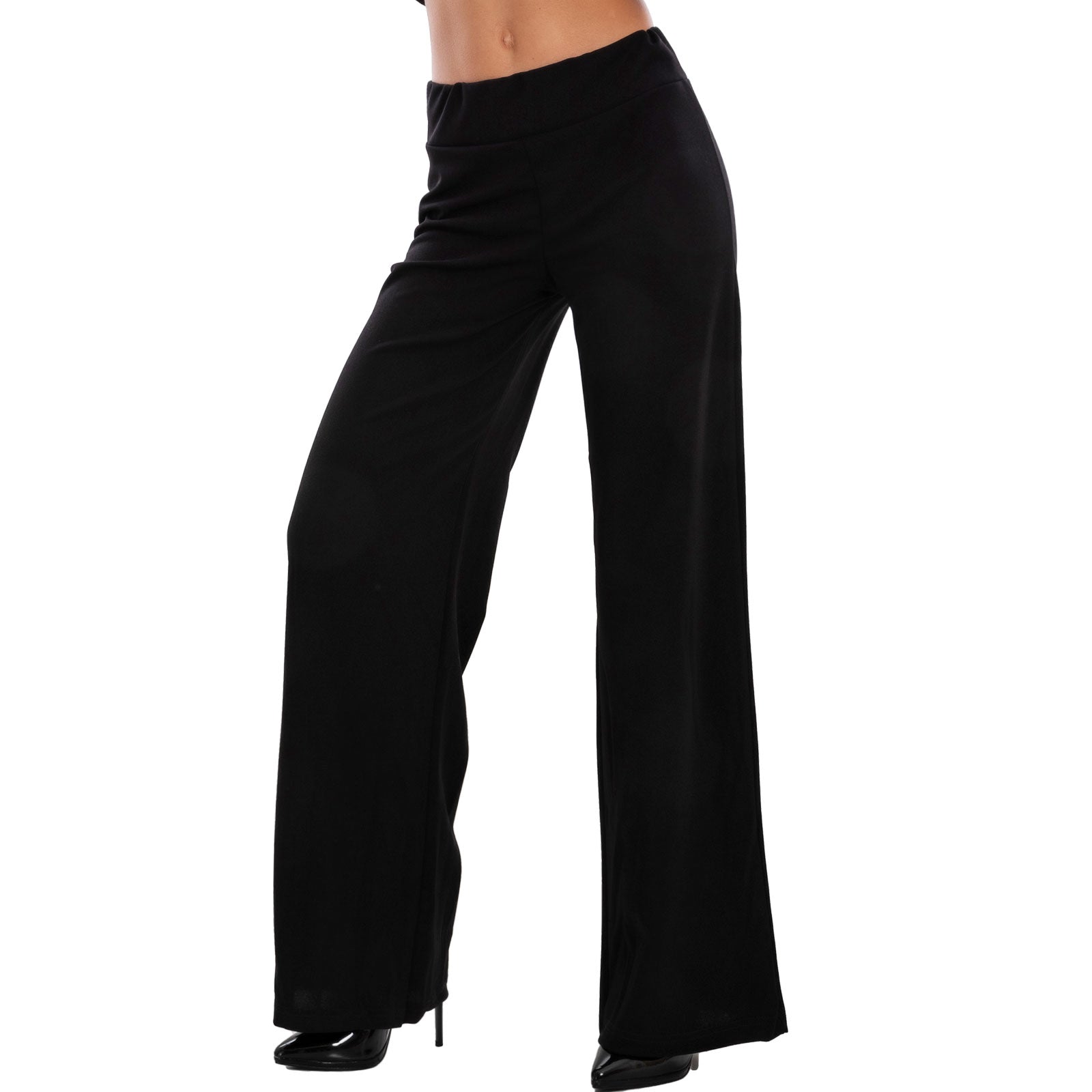 toocool pantaloni donna a palazzo basic vi 9292