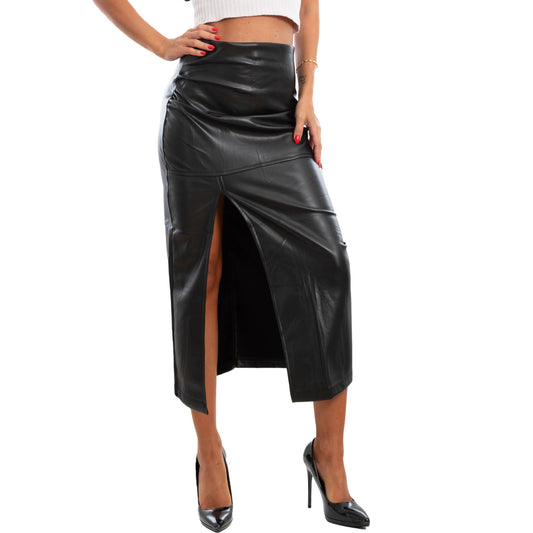 immagine-1-toocool-gonna-lunga-longuette-spacco-similpelle-q3722-nero-s