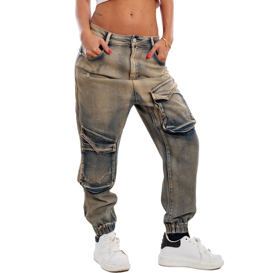 toocool jeans donna cavallo basso harem slavati invecchiati rm2307b