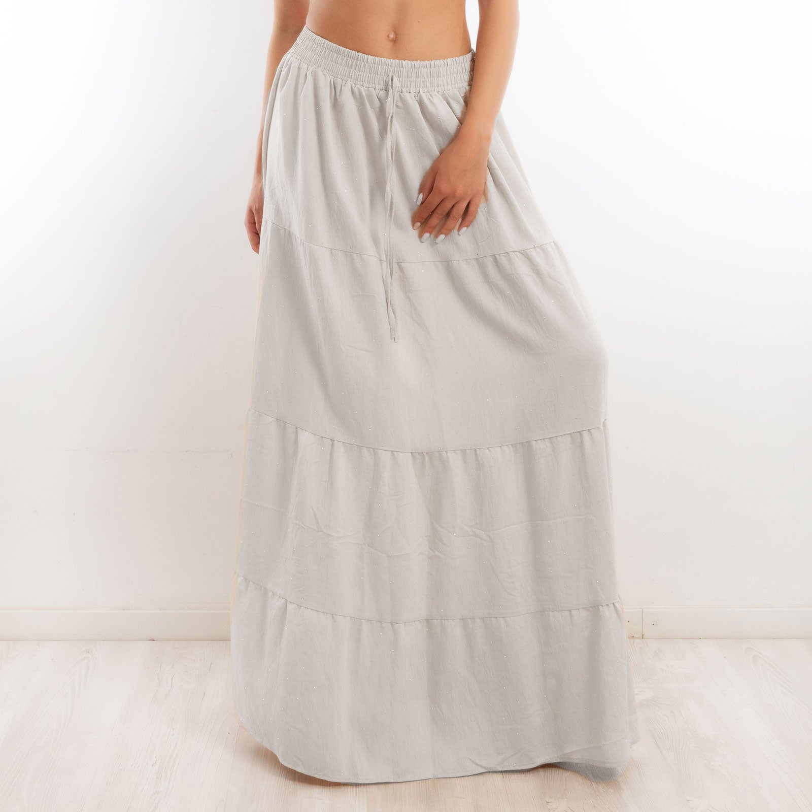 toocool gonna donna lunga leggera strass boho chic estiva balze yh78083