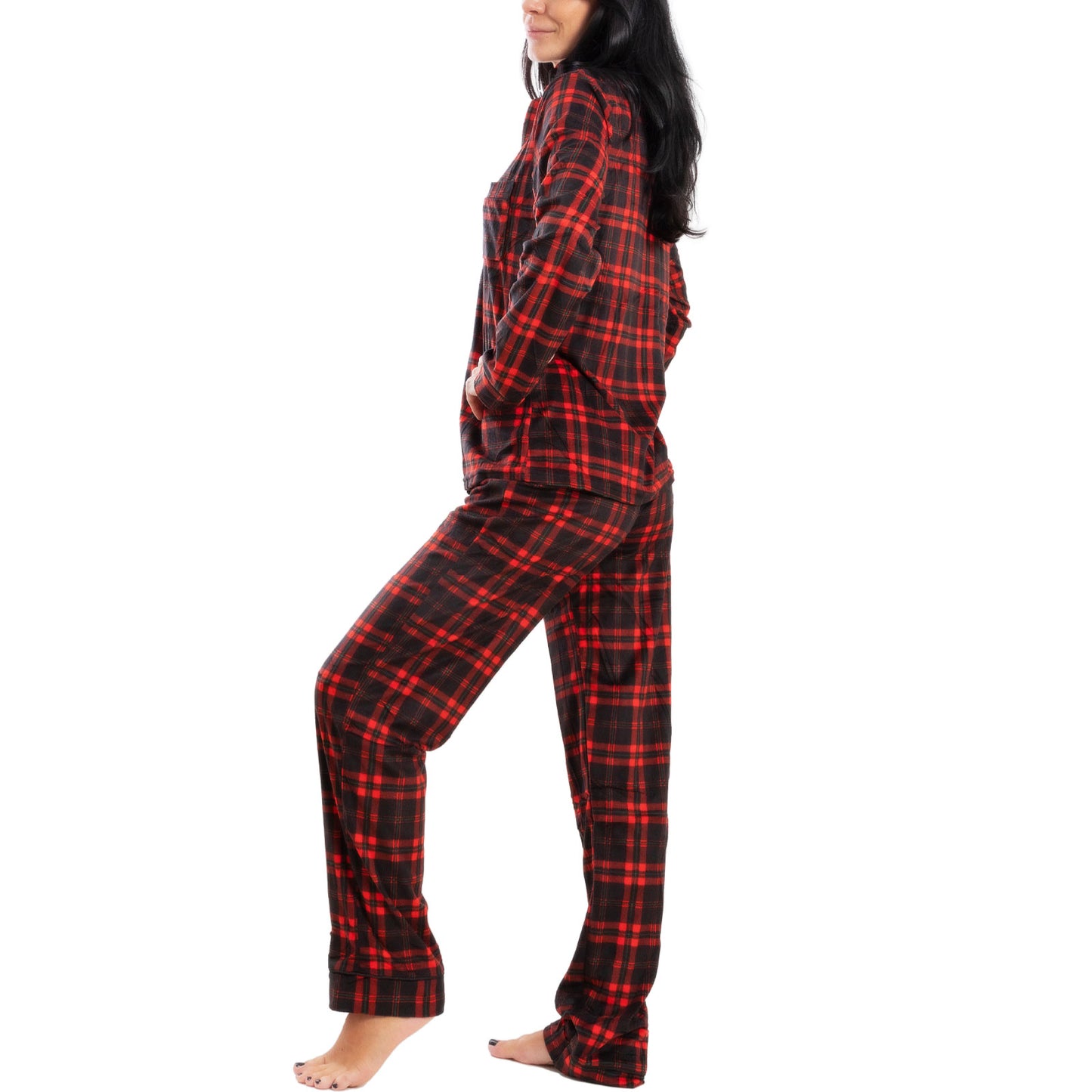 immagine-11-toocool-pigiama-invernale-scozzese-plaid-natalizio-bj6053