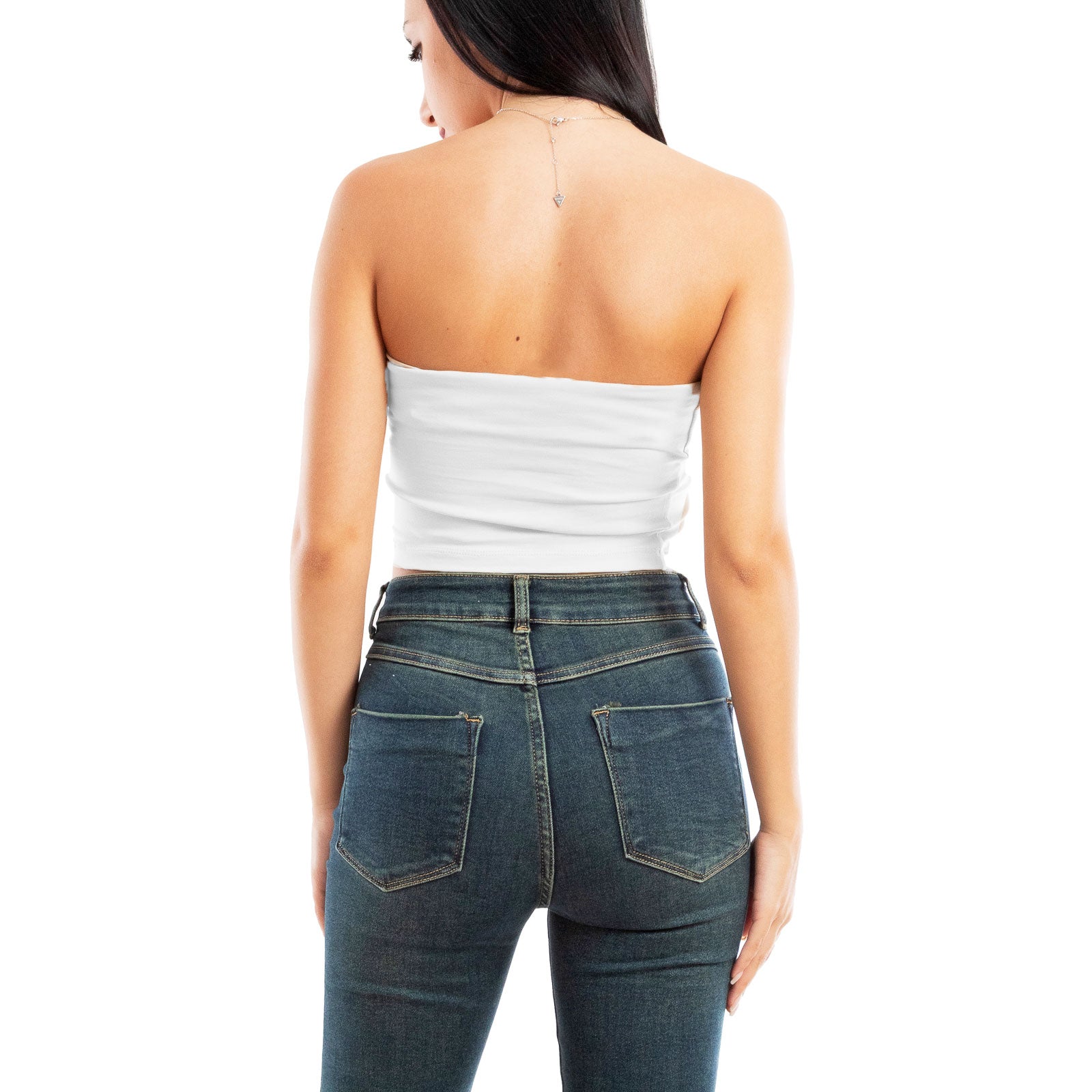 toocool stock 2 pezzi top donna senza maniche fascia estivo bustier vi 553