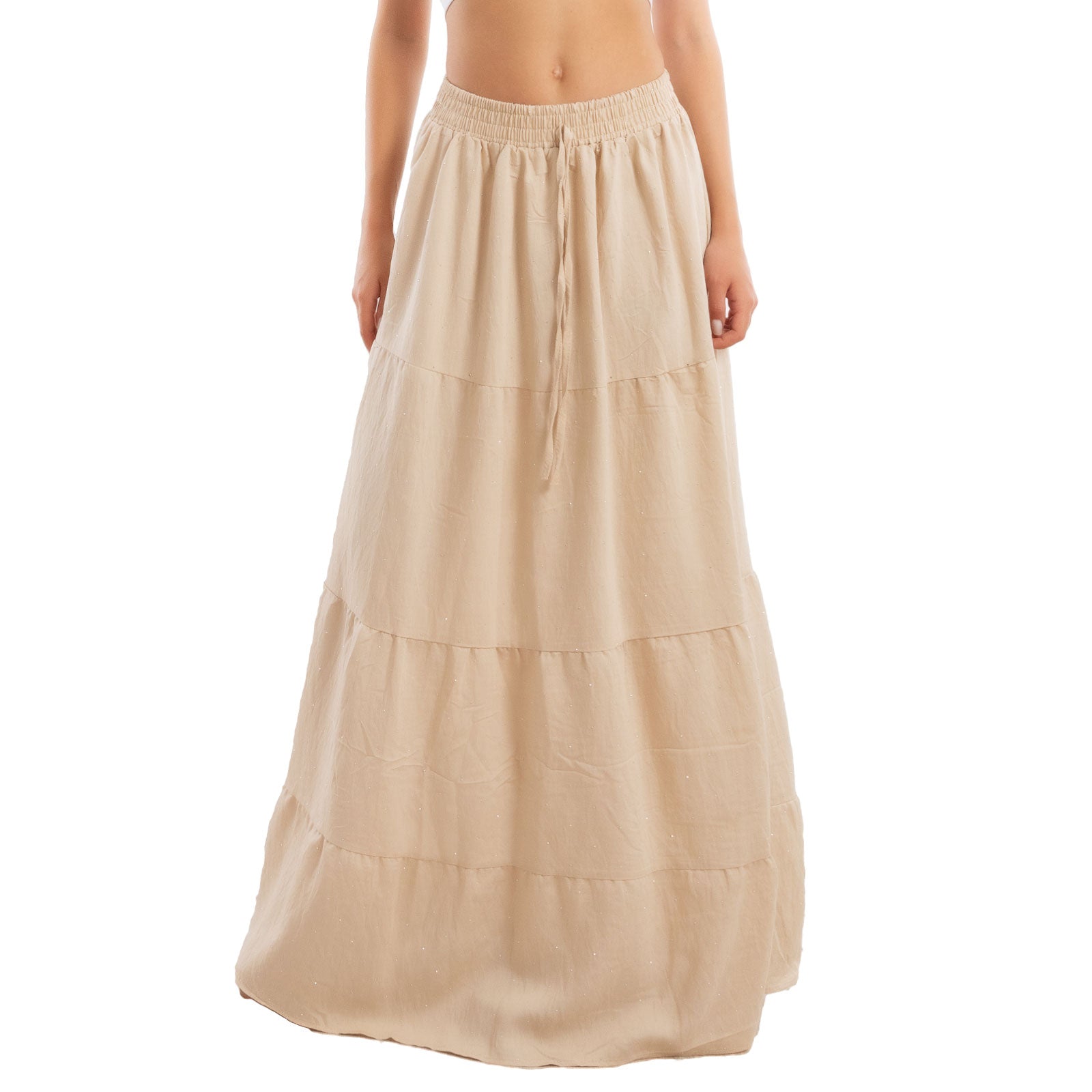 toocool gonna donna lunga leggera strass boho chic estiva balze yh78083