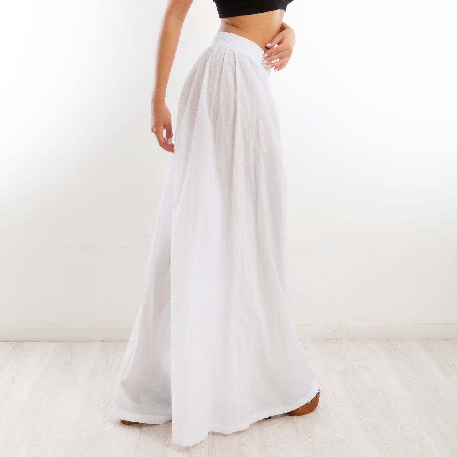 toocool pantaloni leggeri donna estivi cotone larghi ampi ms 95188