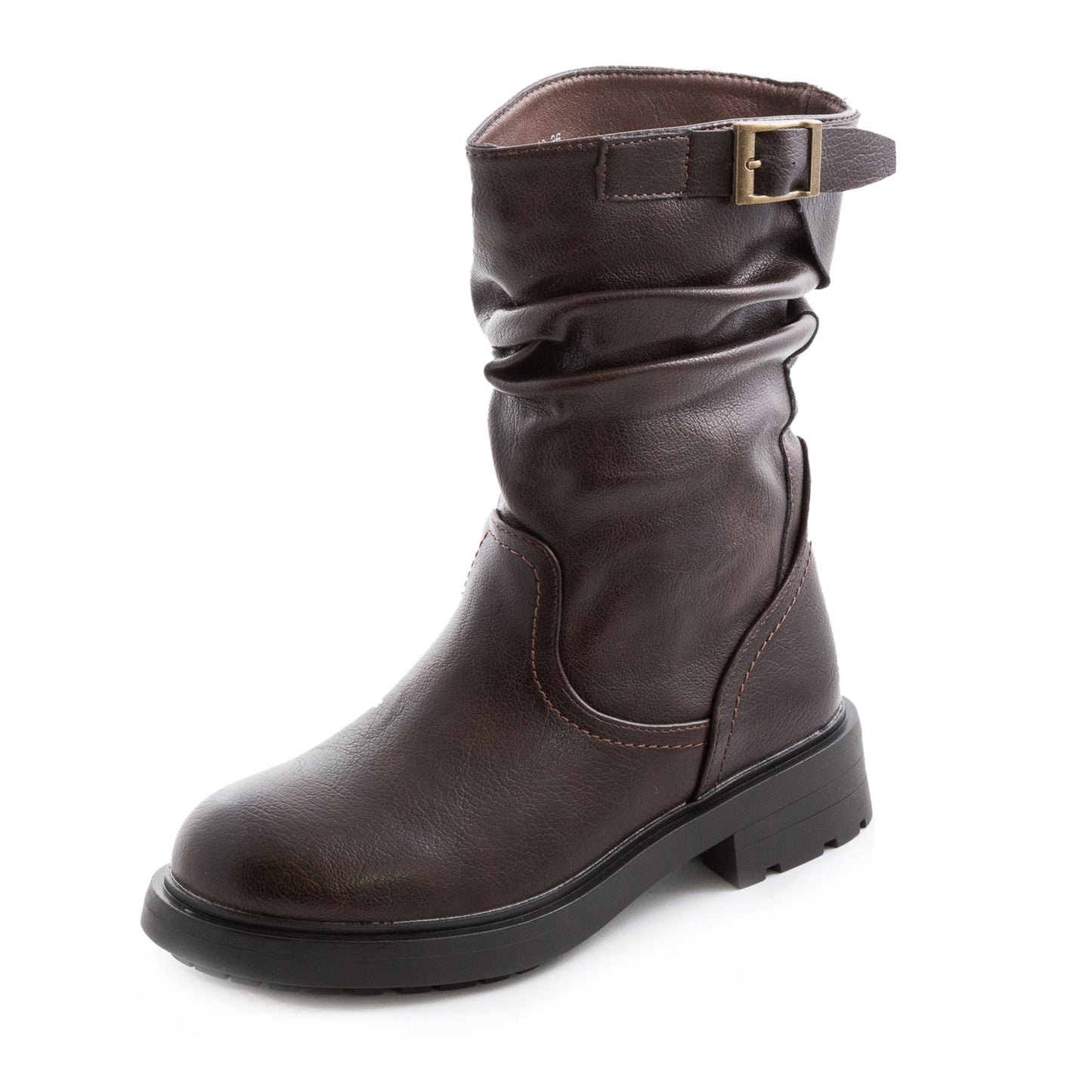 toocool biker boots stivali donna motociclista fibbie pelle sintetica g680
