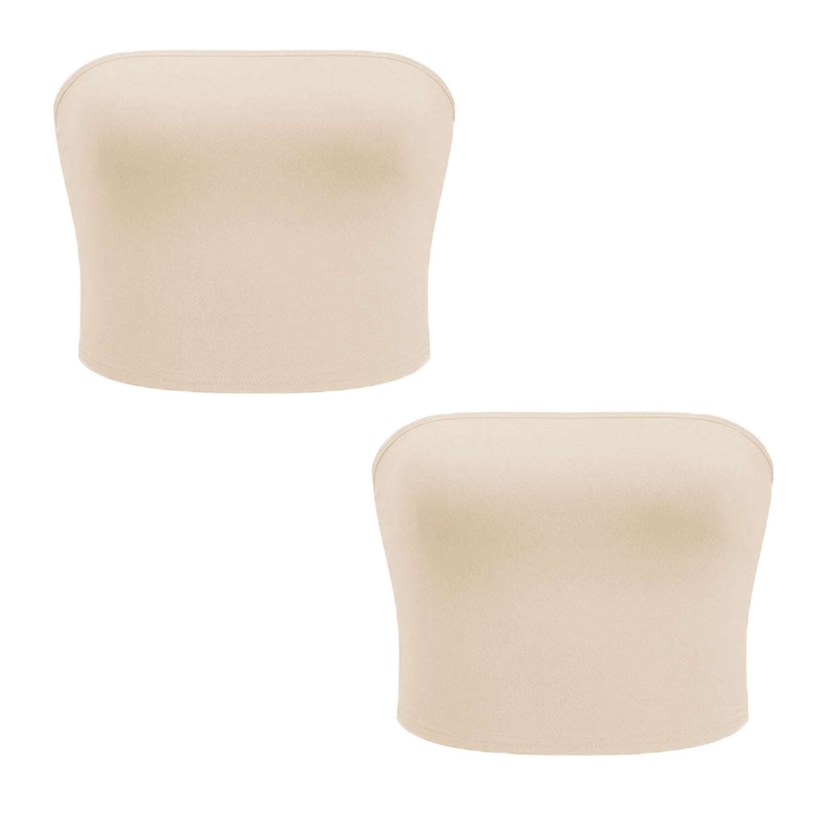 toocool stock 2 pezzi top donna senza maniche fascia estivo bustier vi 553