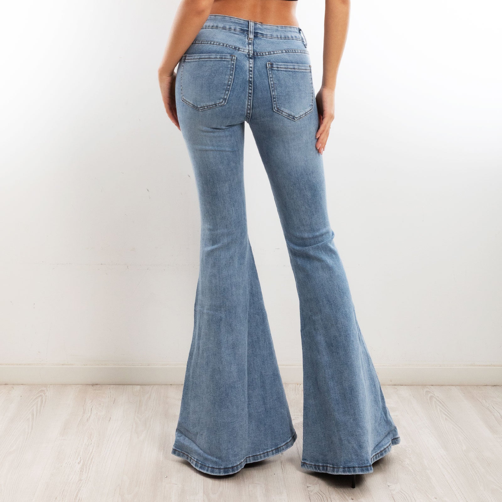 toocool jeans zampa elefante flare campana wt 835