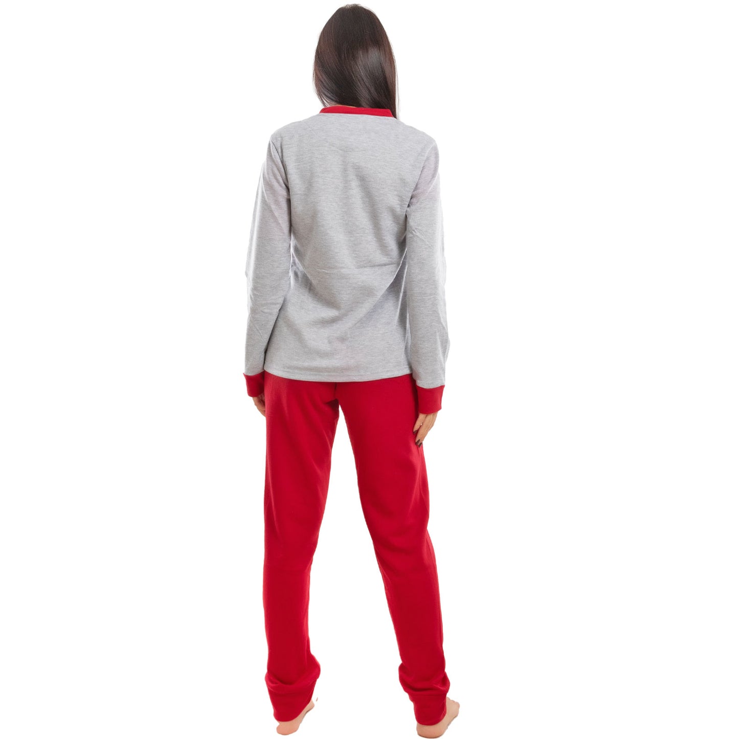 toocool pigiama donna invernale felpato orsetto orso maniche lunghe caldo cotone toocool d8369 rosa s