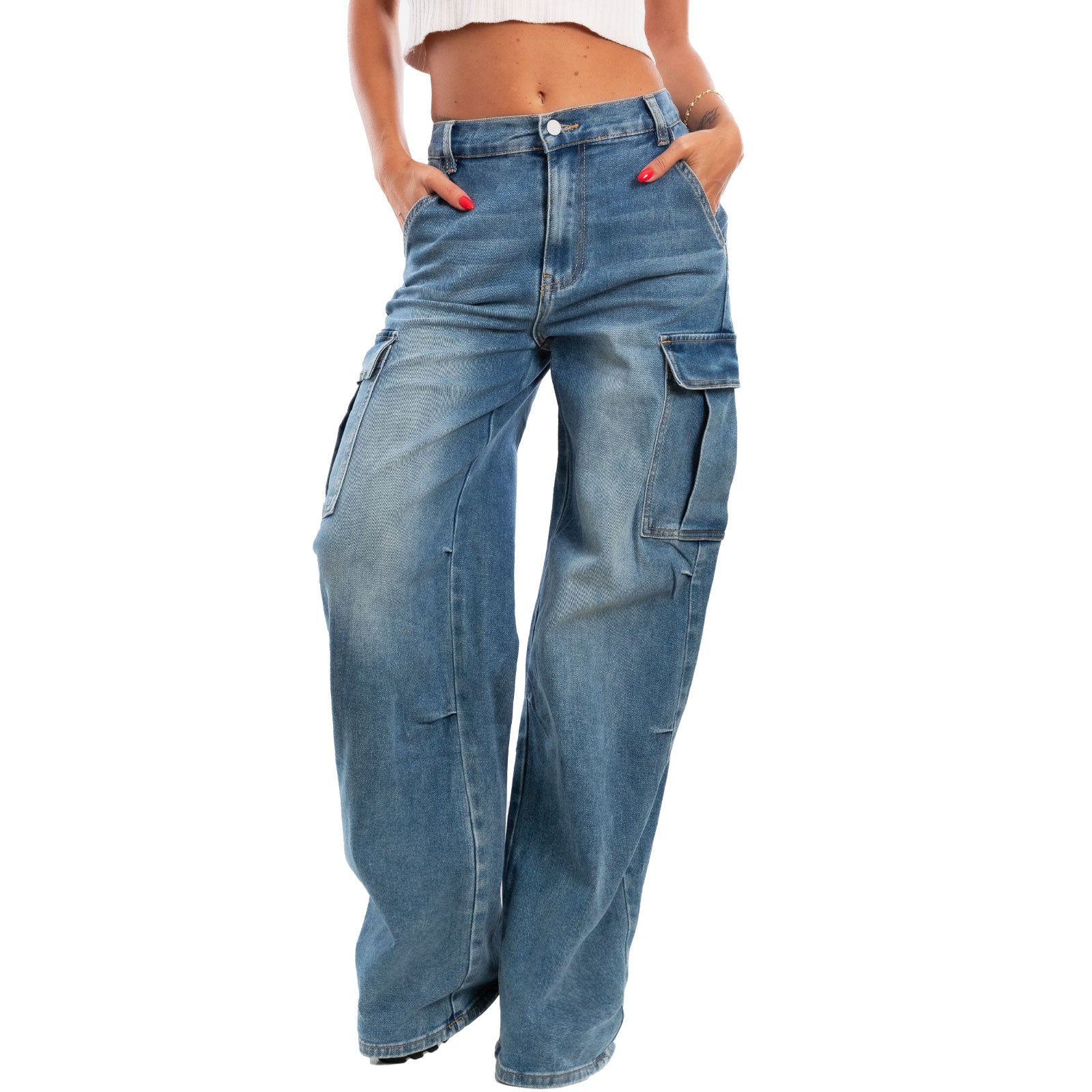 immagine-2-toocool-jeans-donna-cargo-palazzo-rm2313