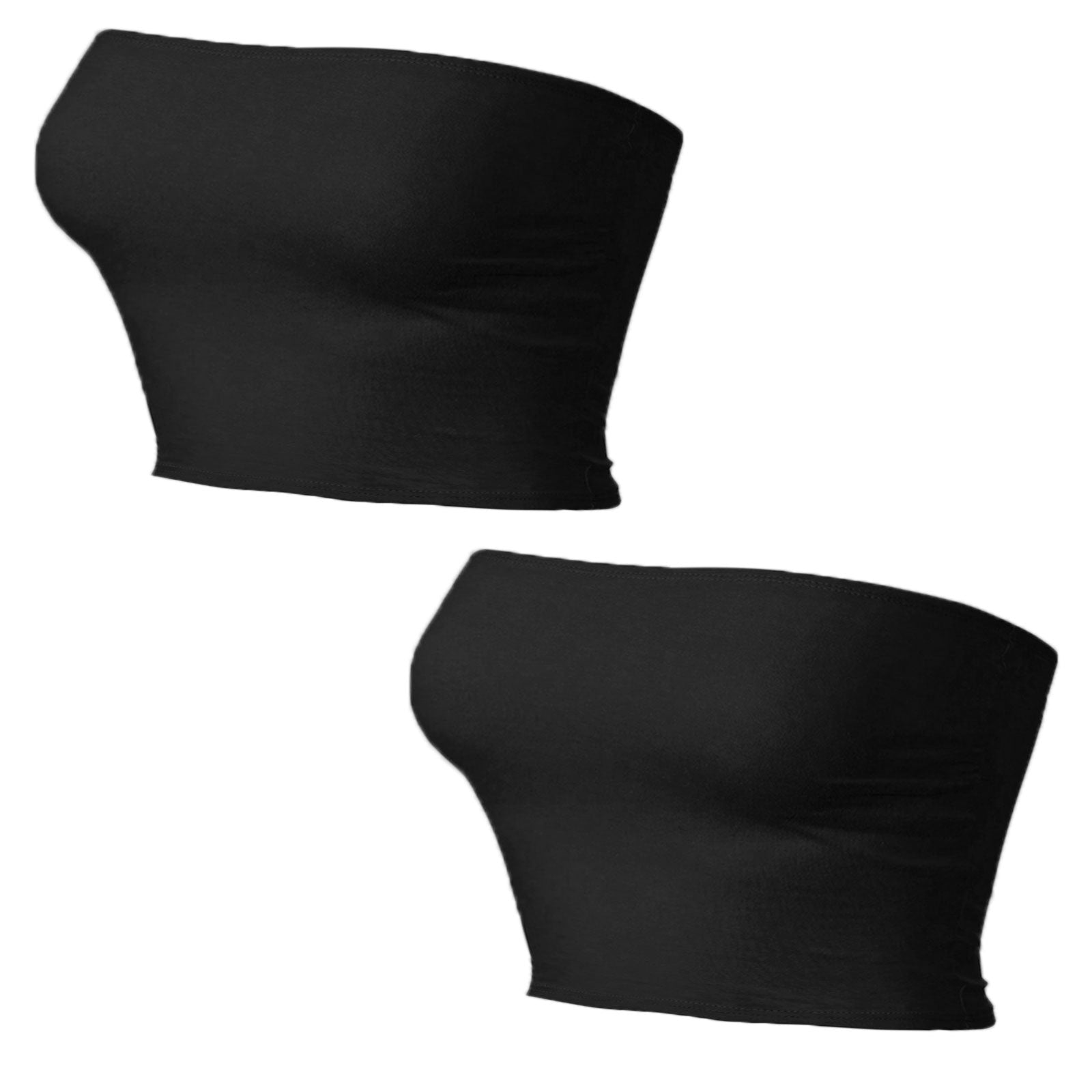 toocool stock 2 pezzi top donna senza maniche fascia estivo bustier vi 553