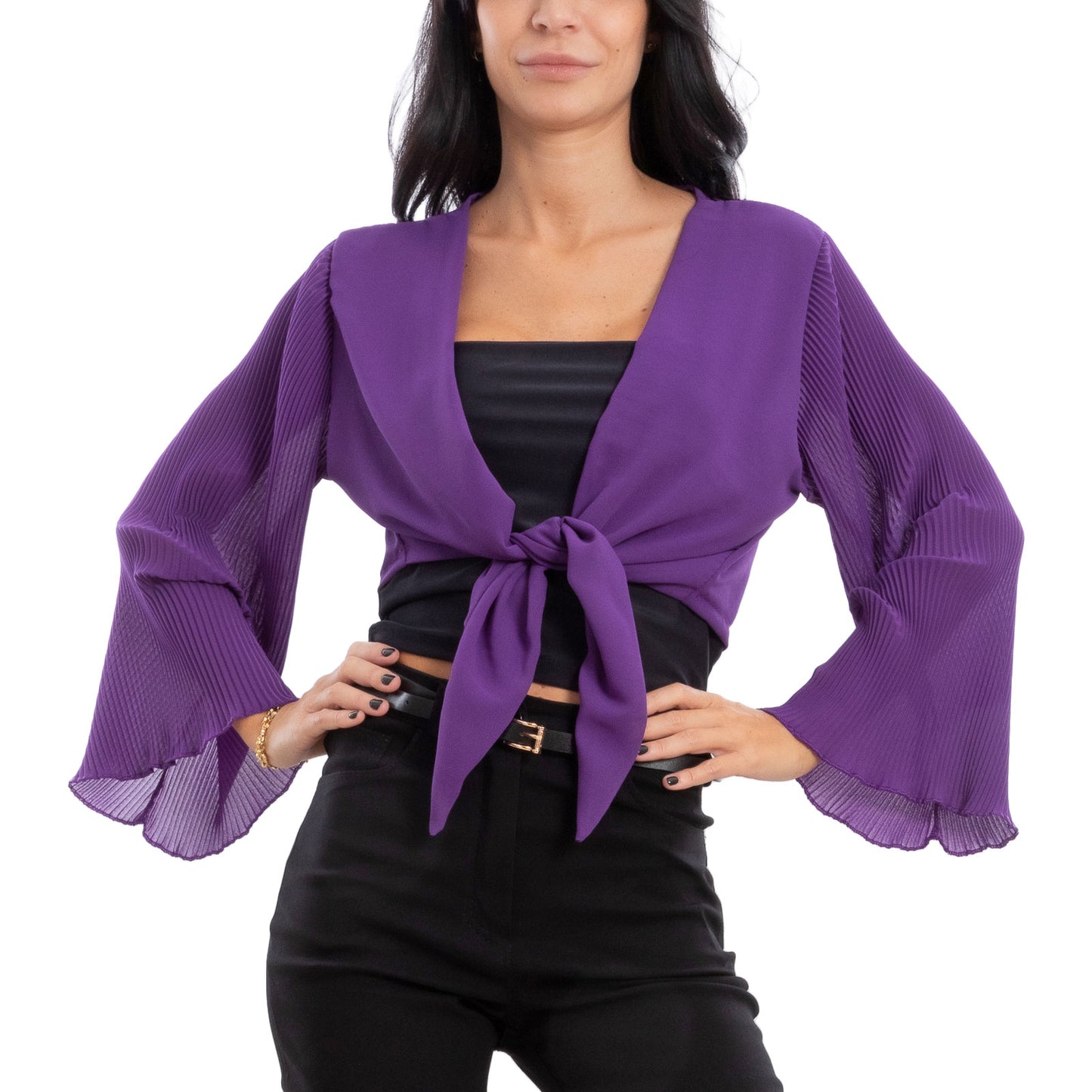 immagine-21-toocool-coprispalle-bolero-cardigan-maniche-lunghe-nodo-vi-8891