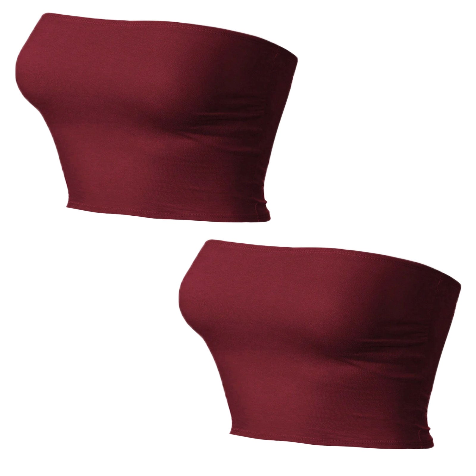 toocool stock 2 pezzi top donna senza maniche fascia estivo bustier vi 553