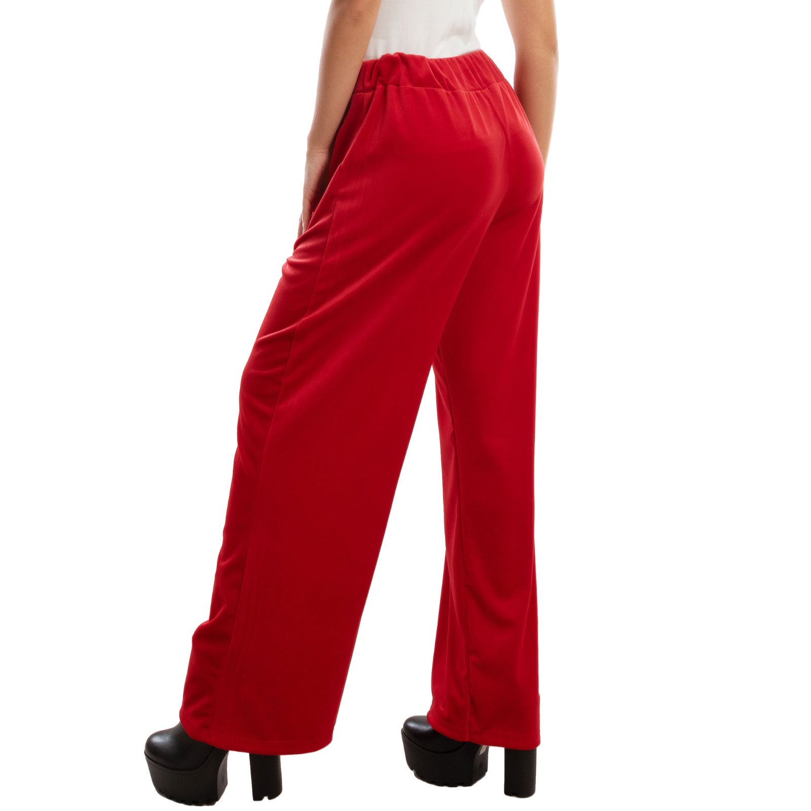 toocool pantaloni donna palazzo ciniglia velluto vi 5250