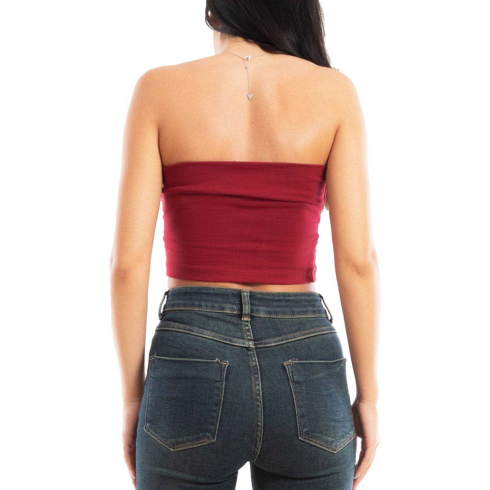 toocool stock 2 pezzi top donna senza maniche fascia estivo bustier vi 553