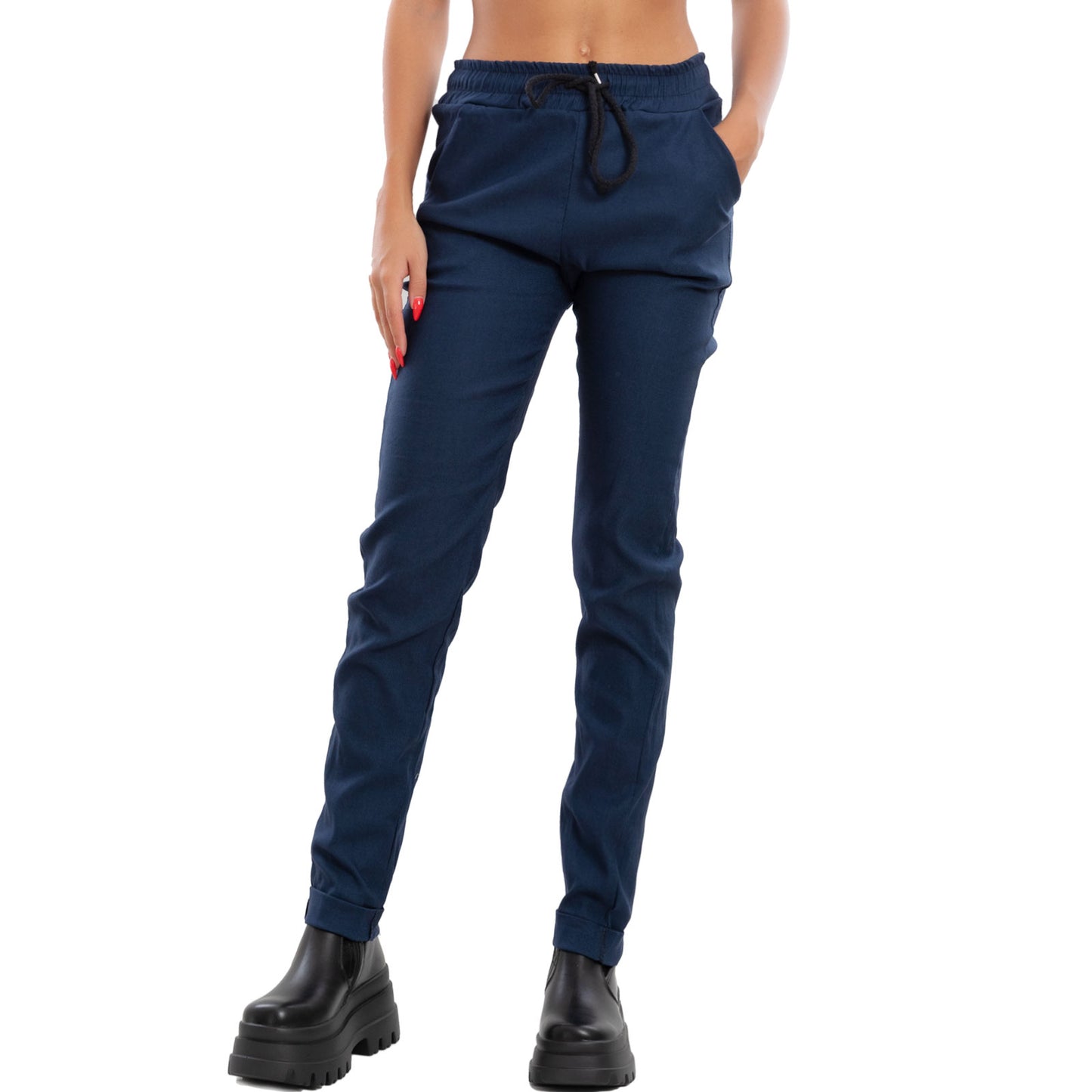 immagine-26-toocool-pantaloni-costine-sigaretta-chino-elastico-in-vita-vi-8550
