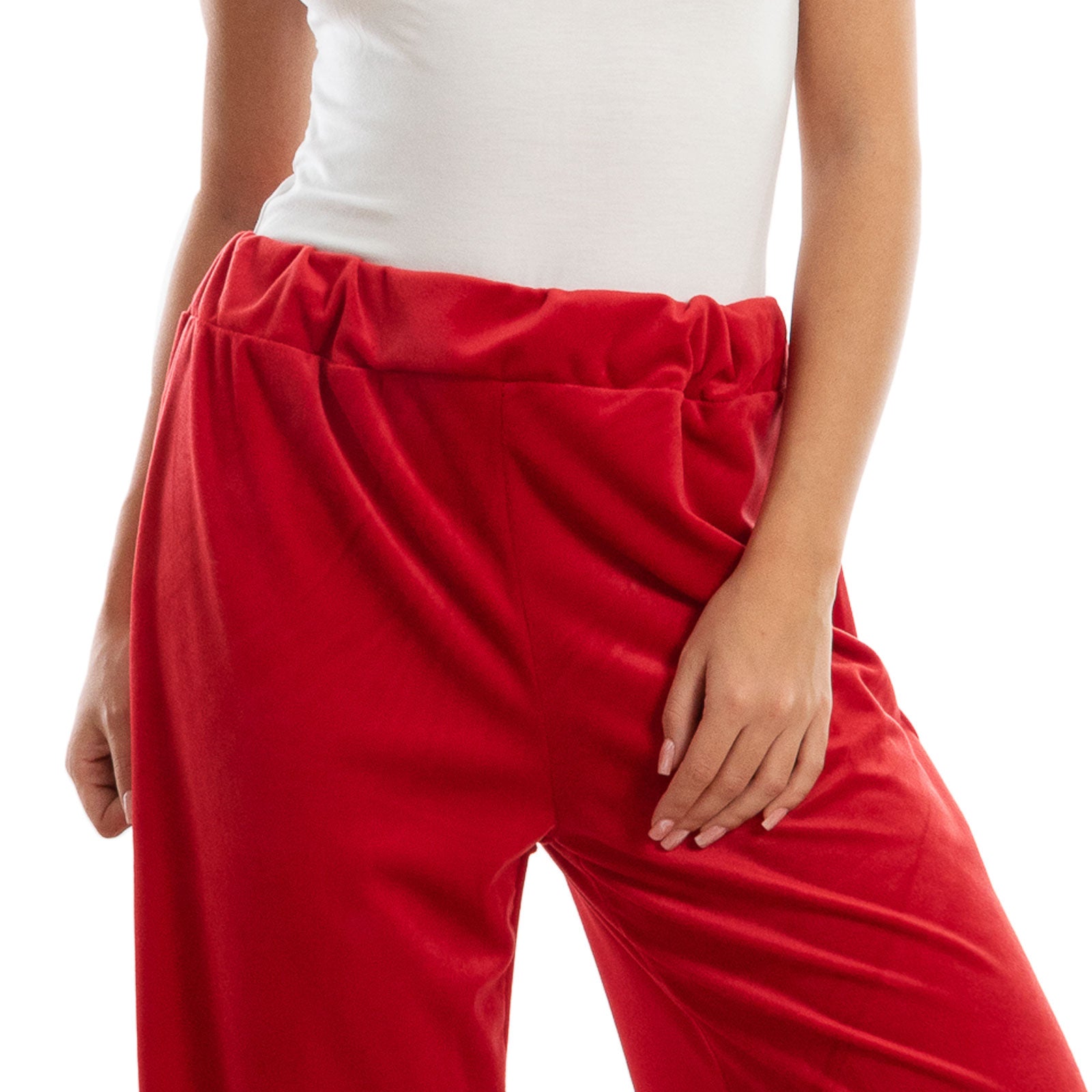 toocool pantaloni donna palazzo ciniglia velluto vi 5250