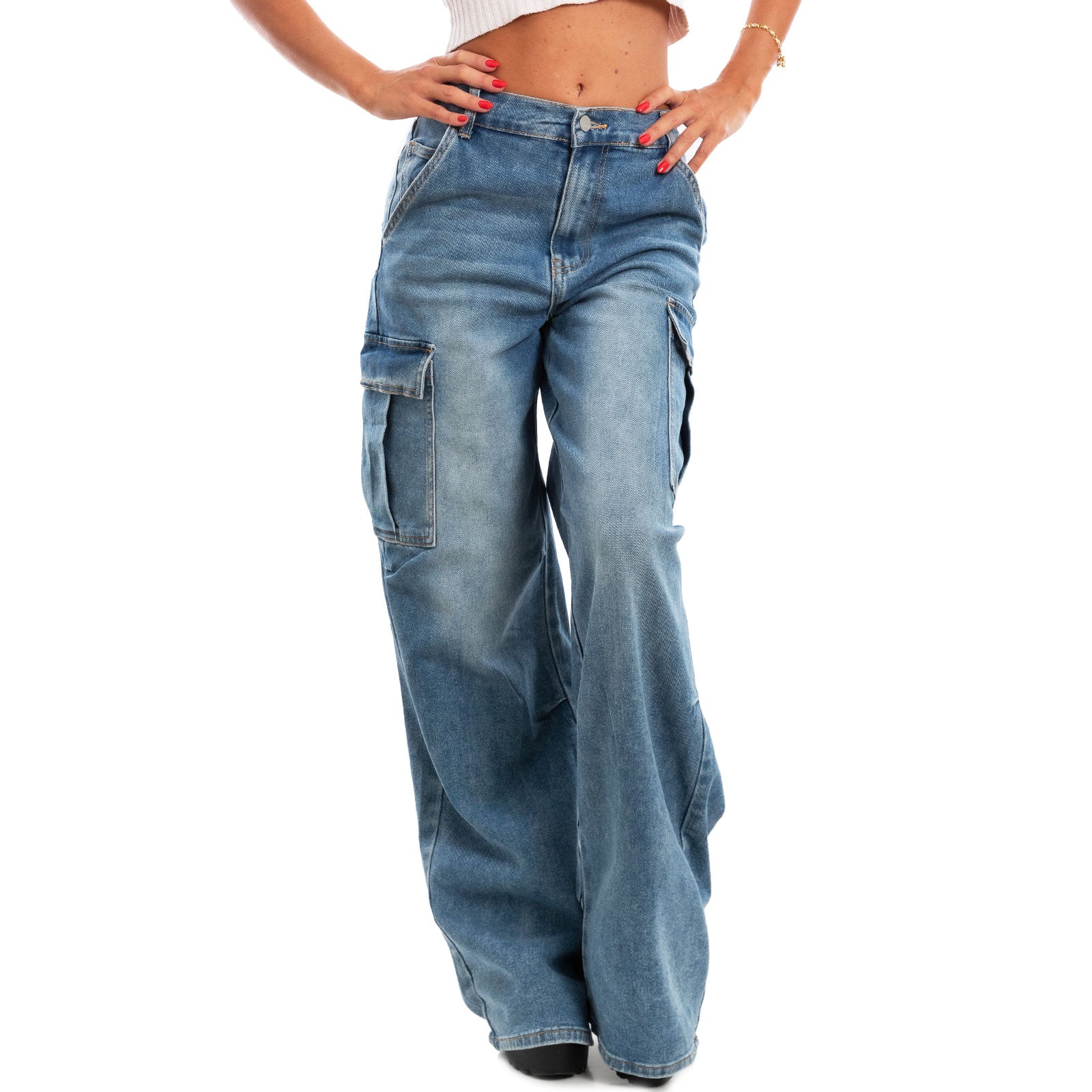 immagine-3-toocool-jeans-donna-cargo-palazzo-rm2313