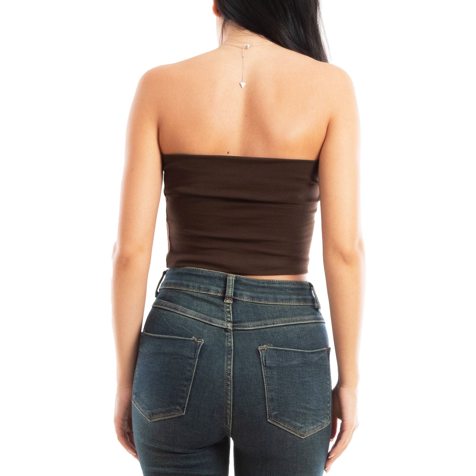 toocool stock 2 pezzi top donna senza maniche fascia estivo bustier vi 553