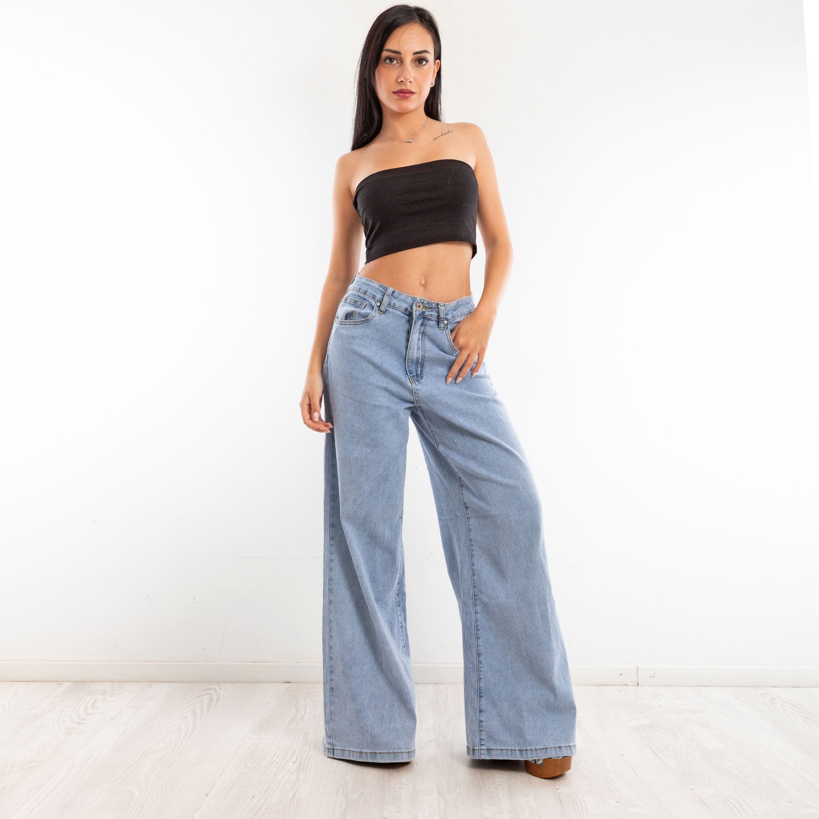 toocool jeans zampa elefante flare campana wt 835