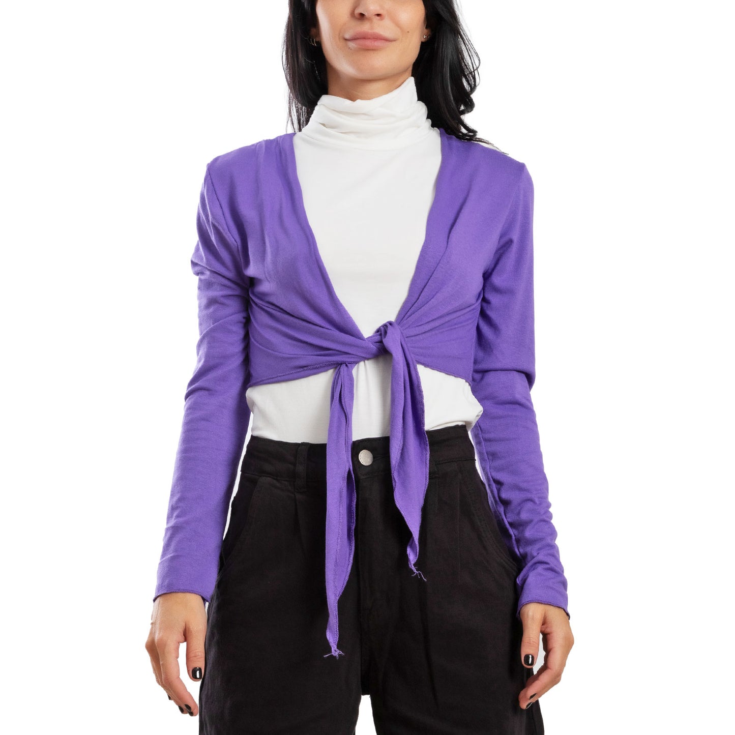 immagine-4-toocool-coprispalle-bolero-cardigan-maniche-lunghe-nodo-vb-131