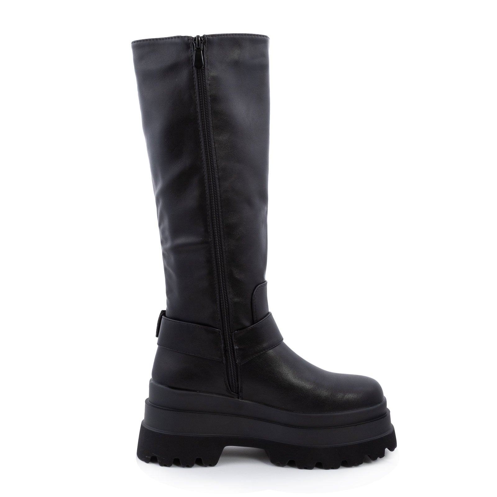 immagine-4-toocool-stivali-donna-invernali-fibbie-flatform-similpelle-hj810