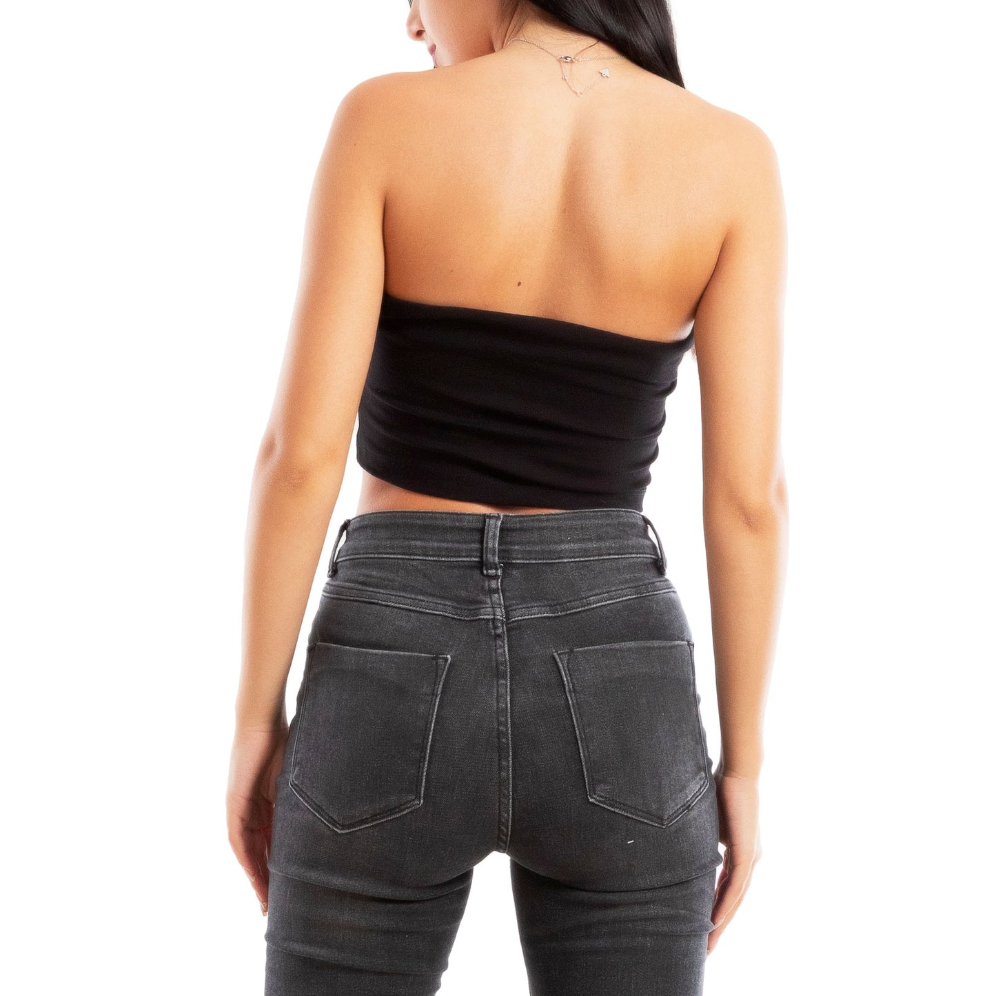 toocool stock 2 pezzi top donna senza maniche fascia estivo bustier vi 553