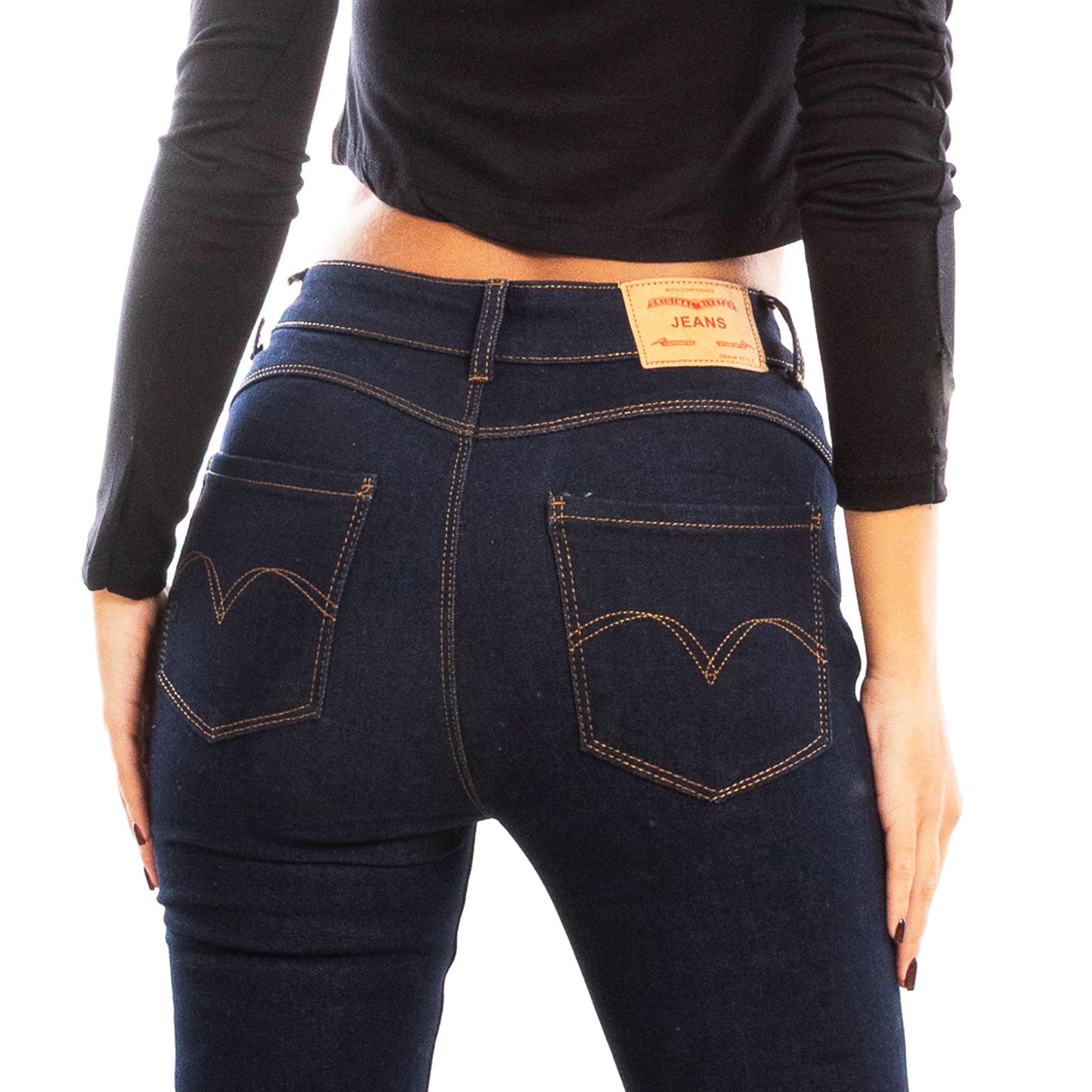 toocool jeans donna lavaggio zero vita alta zampa elefante campana flare toocool cz061 blu xs