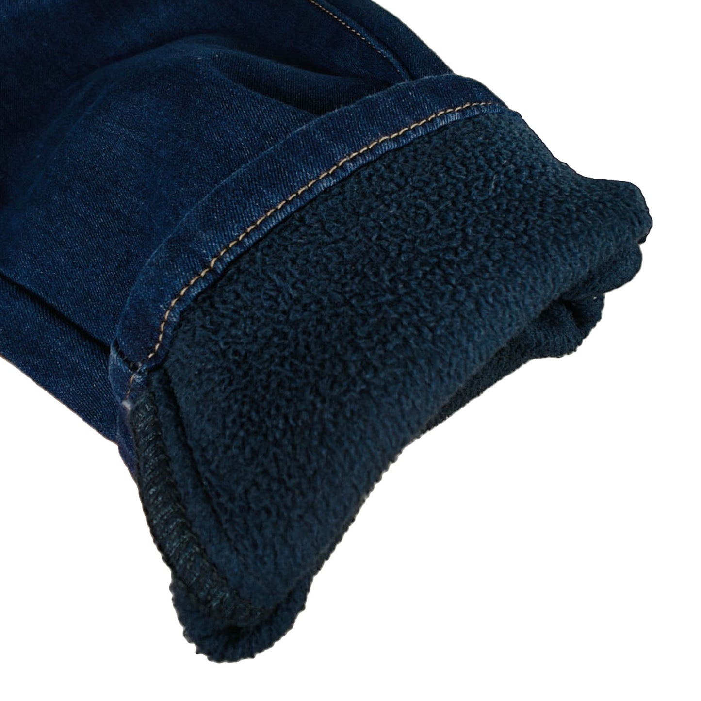 toocool jeans uomo invernale slim fit denim blu con interno in morbido micro pile toocool le 3163 blu 4228