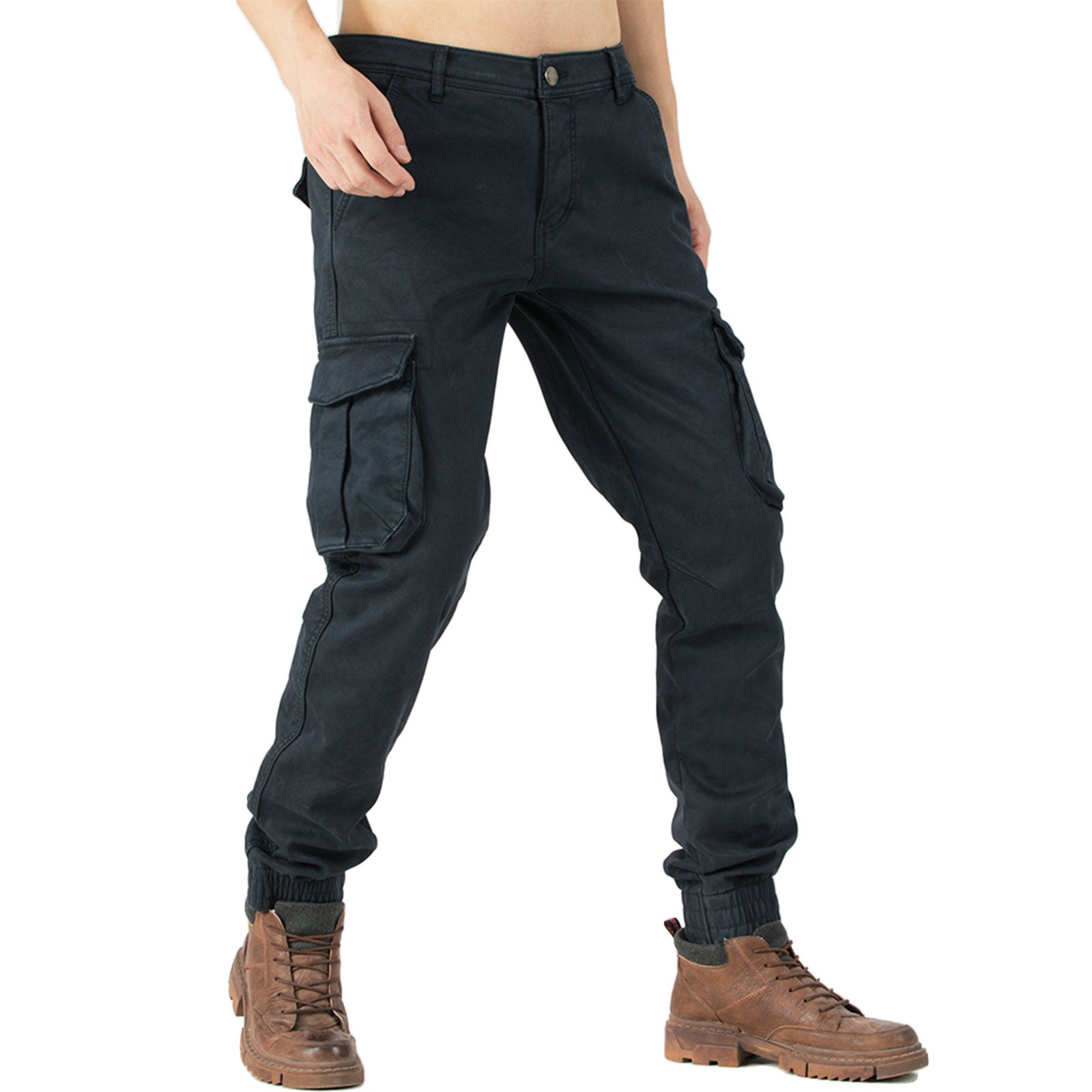 immagine-5-toocool-pantaloni-uomo-cargo-felpati-militari-hx-7823