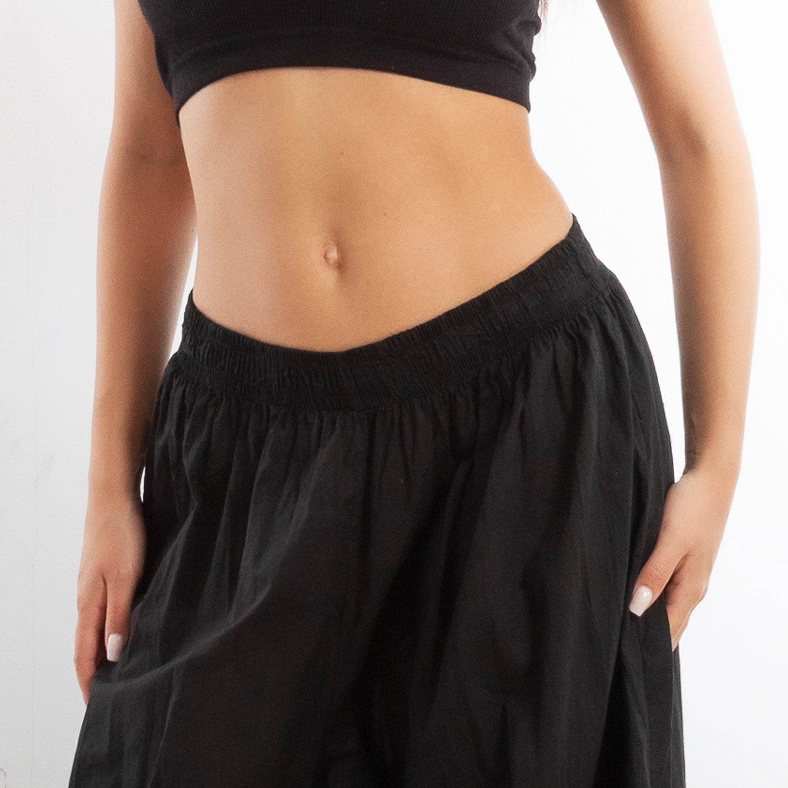 toocool pantaloni leggeri donna estivi cotone larghi ampi ms 95188