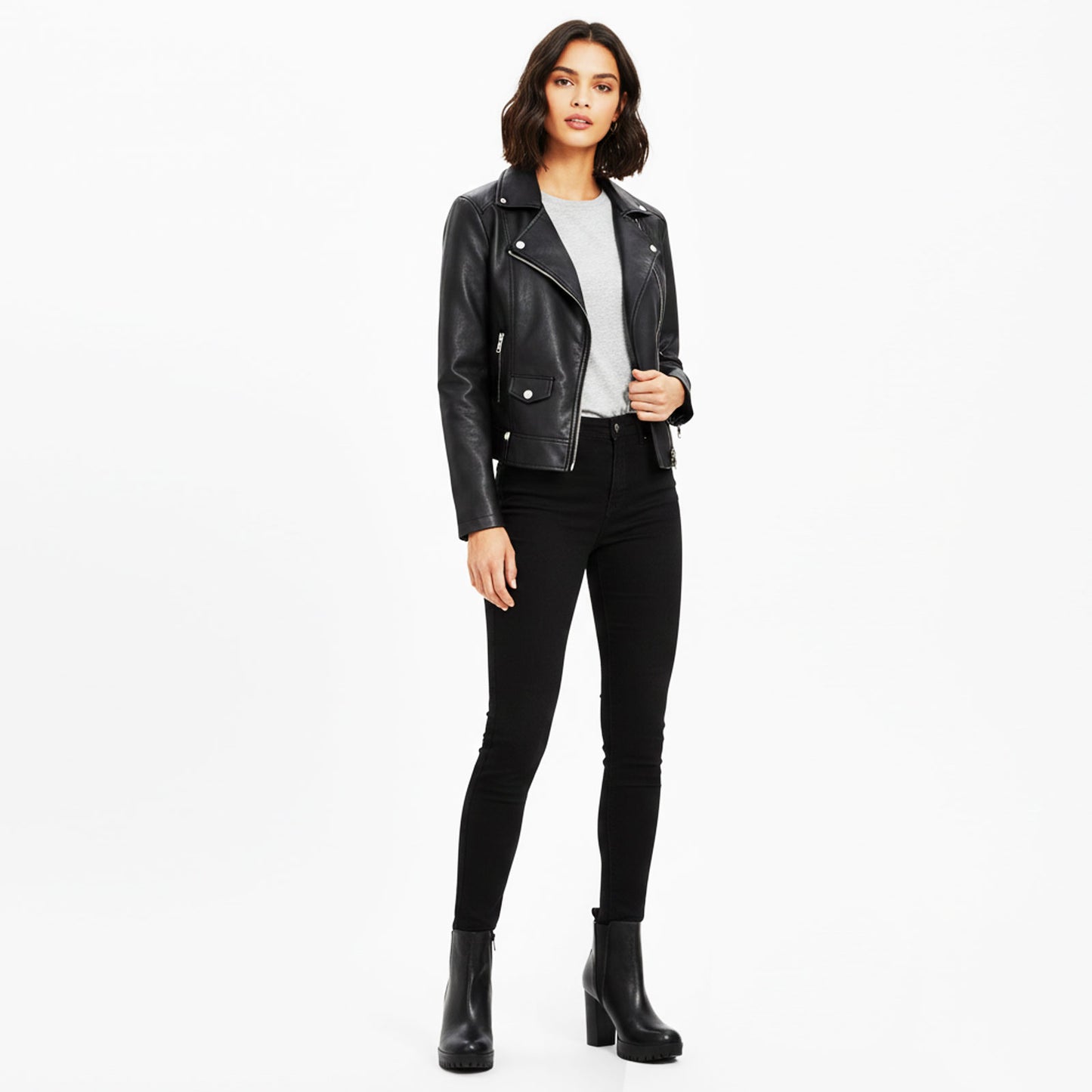 toocool stivaletti donna alla caviglia con tacco largo e plateau tronchetti fascia elastica chelsea toocool ax18686 11