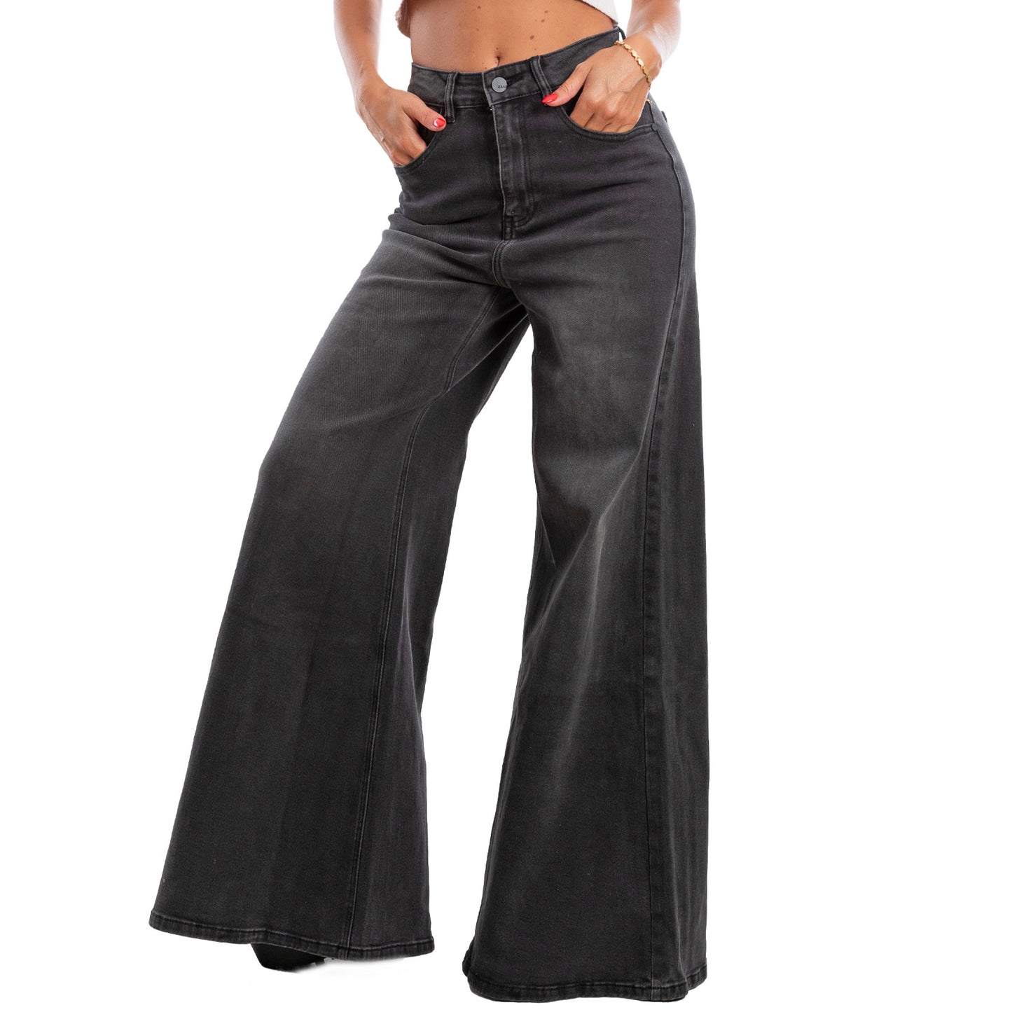 immagine-7-toocool-jeans-flare-pantaloni-denim-zampa-rm2301b