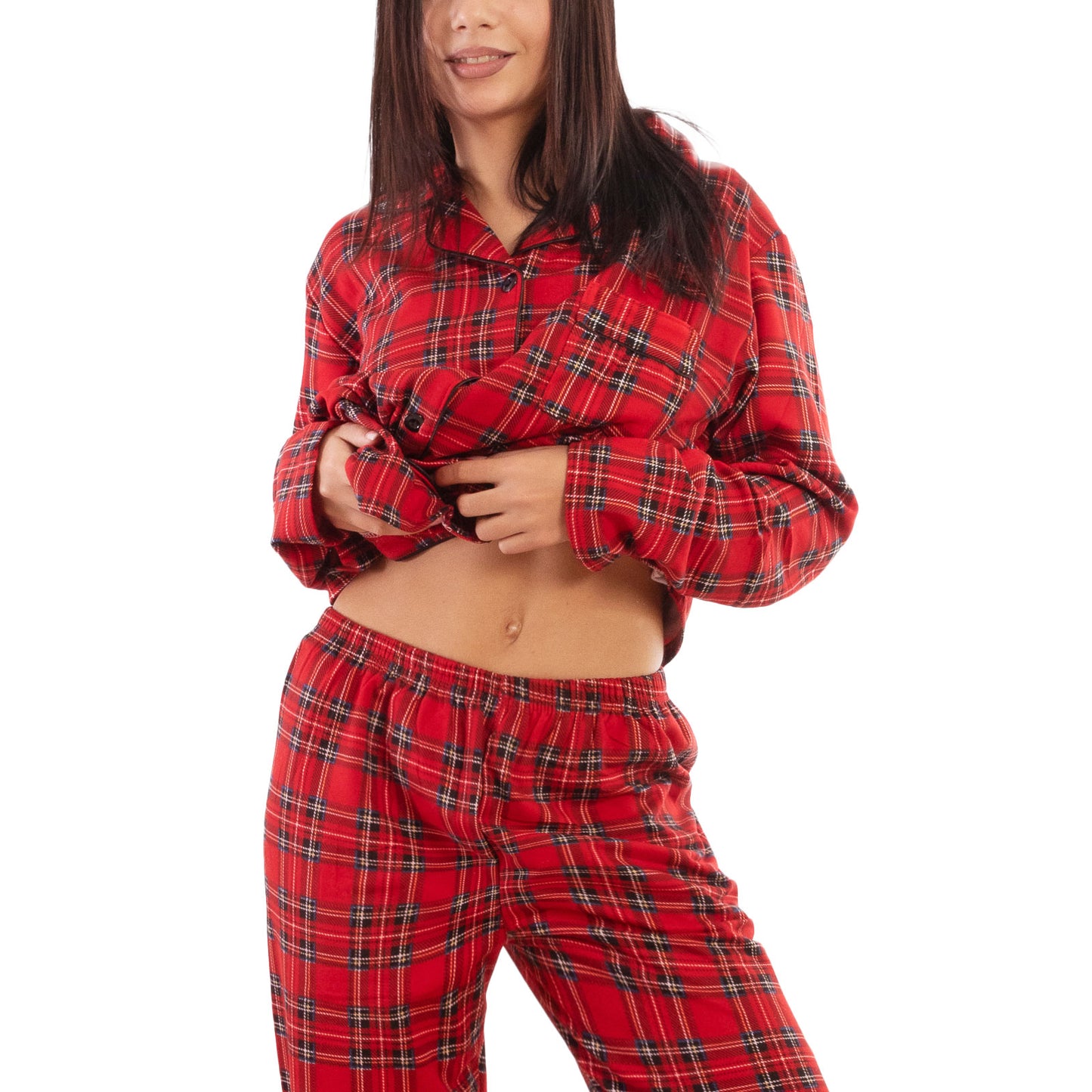 immagine-7-toocool-pigiama-invernale-scozzese-plaid-natalizio-bj6053