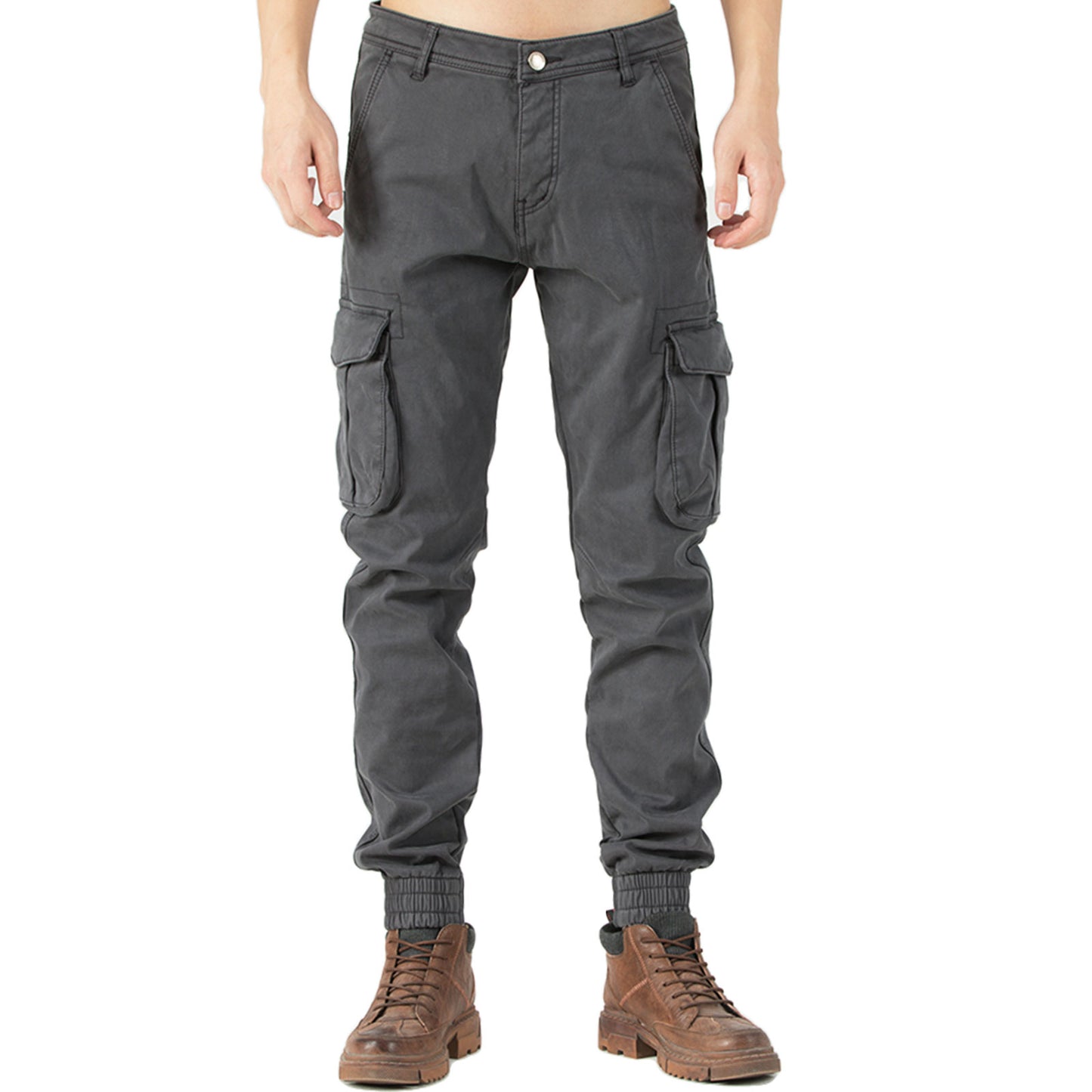 immagine-8-toocool-pantaloni-uomo-cargo-felpati-militari-hx-7823