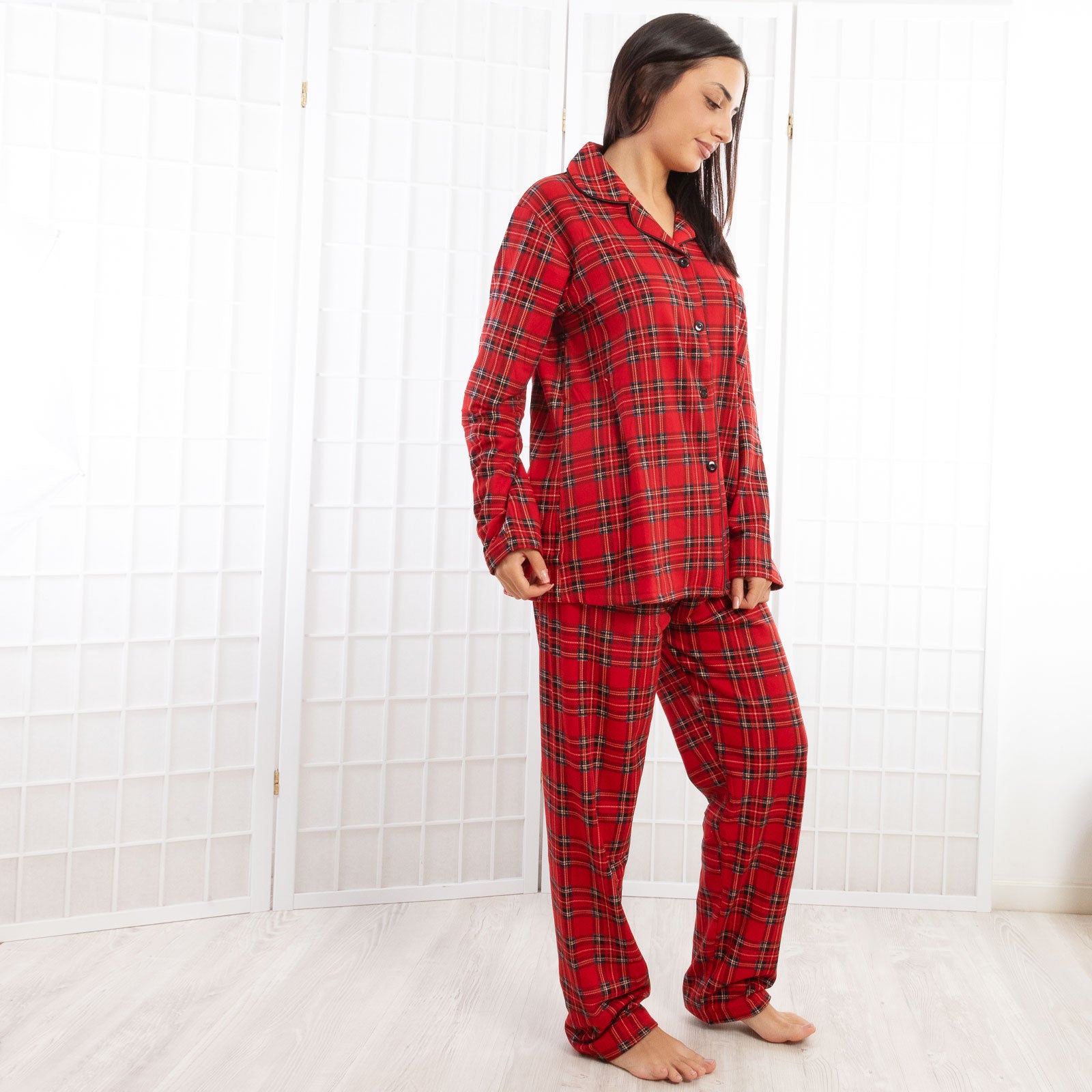 immagine-8-toocool-pigiama-invernale-scozzese-plaid-natalizio-bj6053
